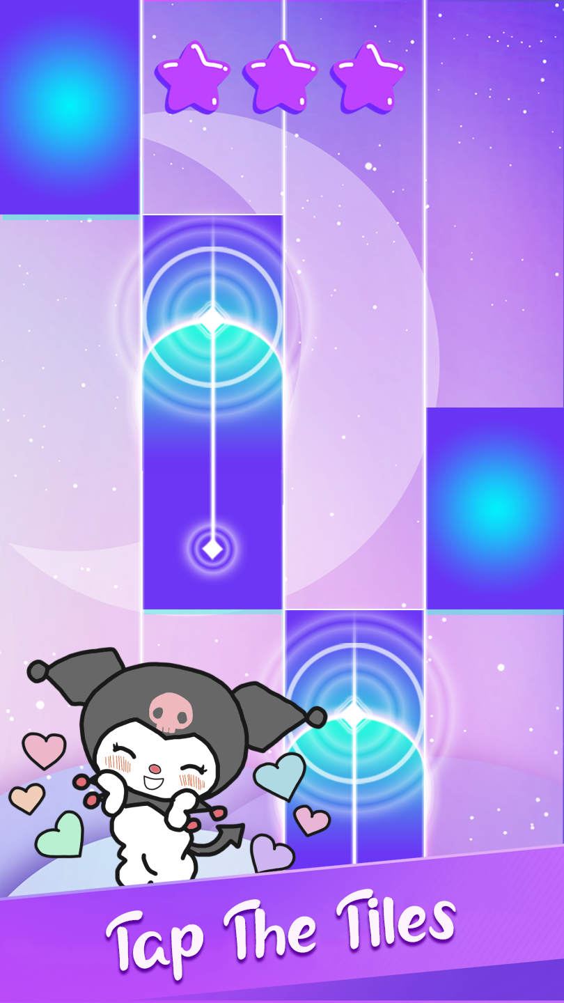 اسکرین شات 2 بازی Kuromi and Melody Piano Game