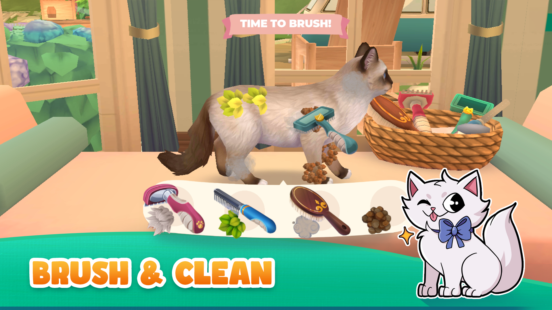 اسکرین شات 2 بازی Cat Rescue Story: Pet Game