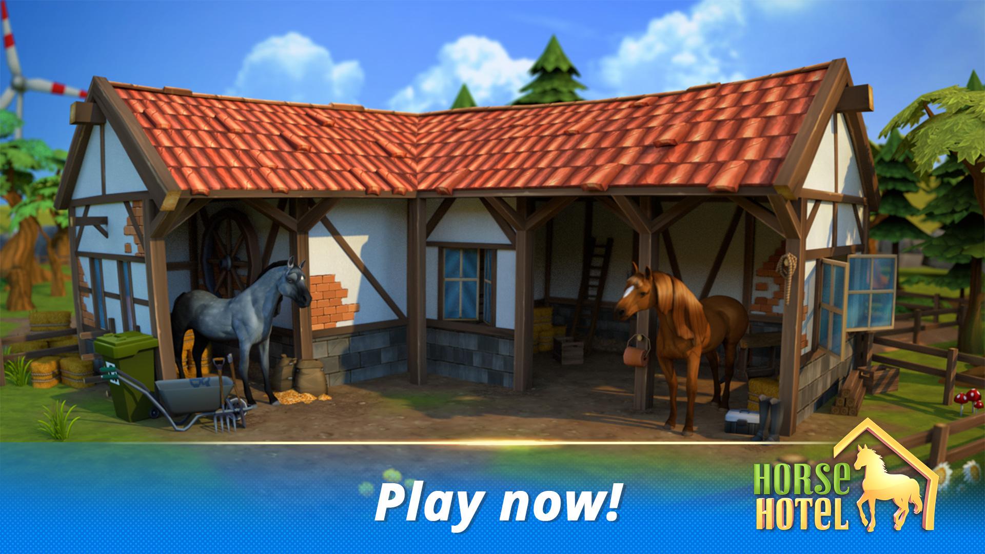 اسکرین شات 1 بازی Horse Hotel - care for horses