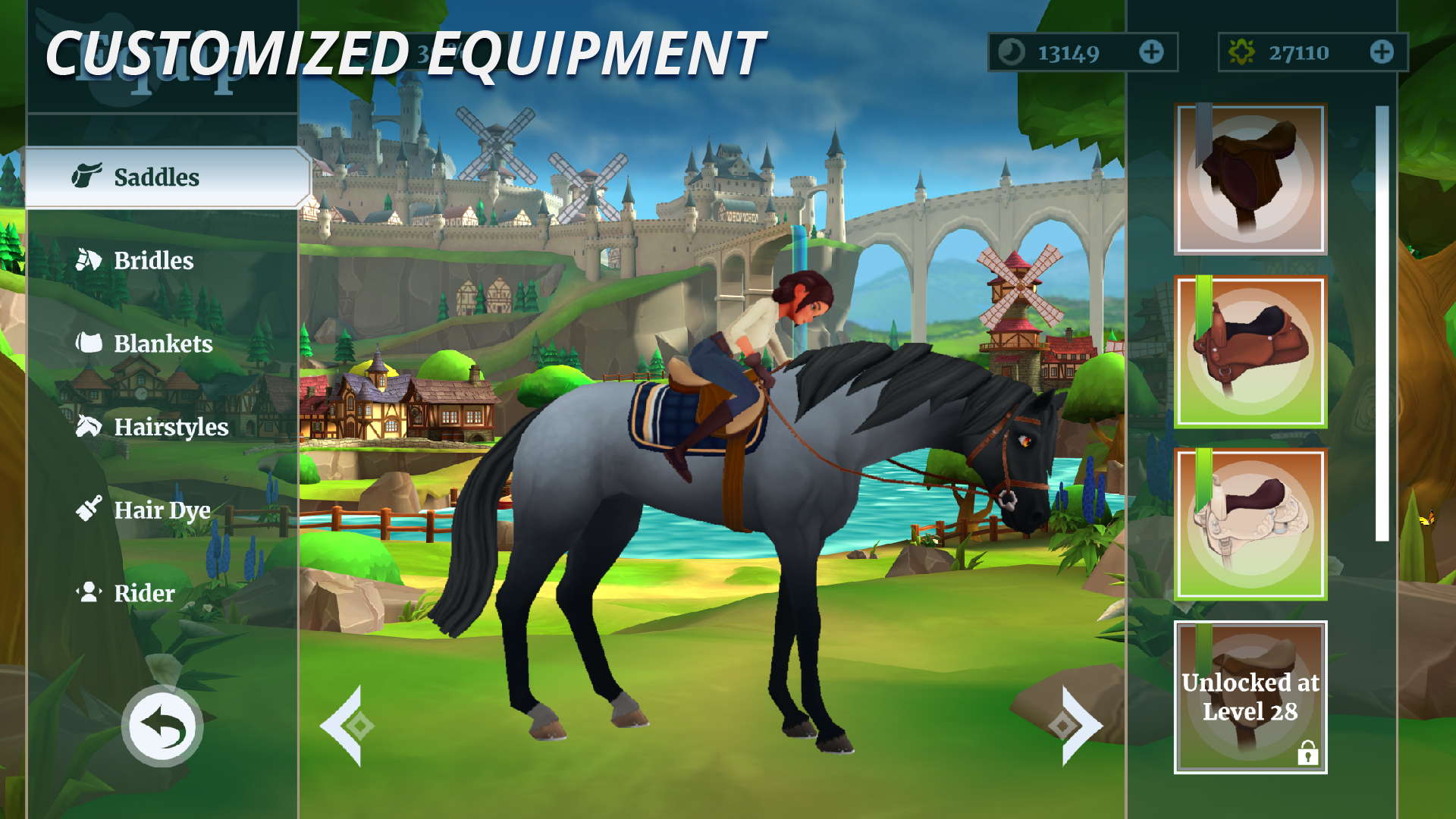 اسکرین شات 5 بازی Wildshade: Fantasy Horse Races