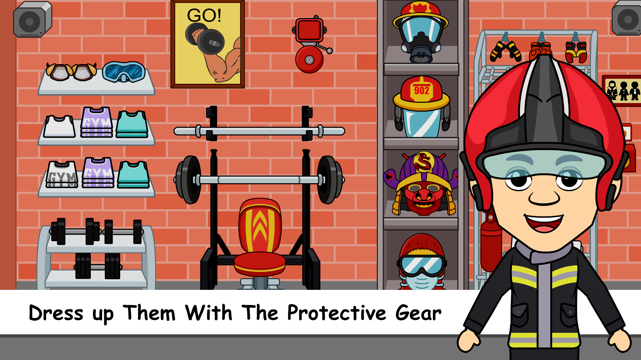 اسکرین شات 4 بازی Tizi Town Kids Firetruck Games