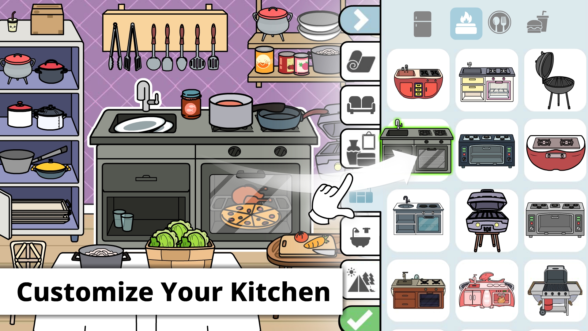 اسکرین شات 4 بازی Tizi Town: My Restaurant Games
