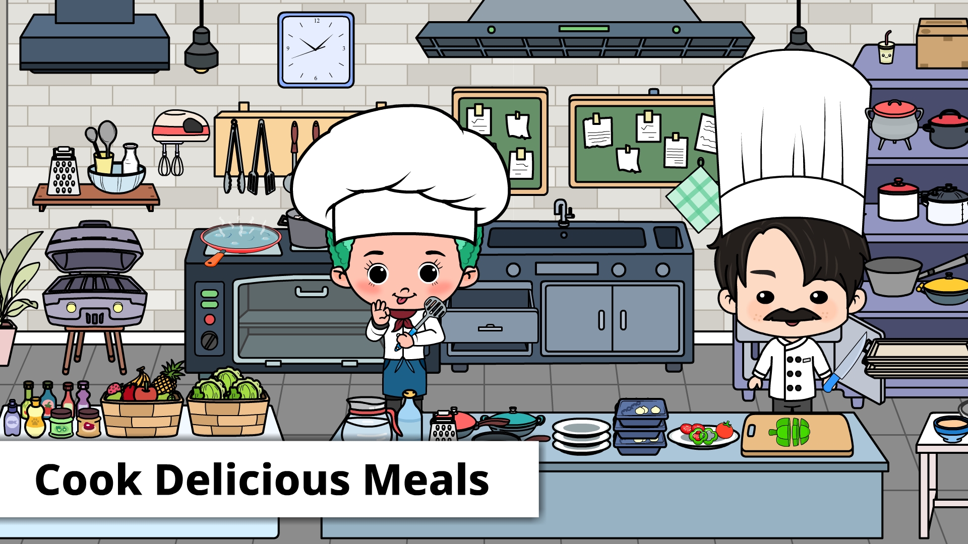 اسکرین شات 3 بازی Tizi Town: My Restaurant Games