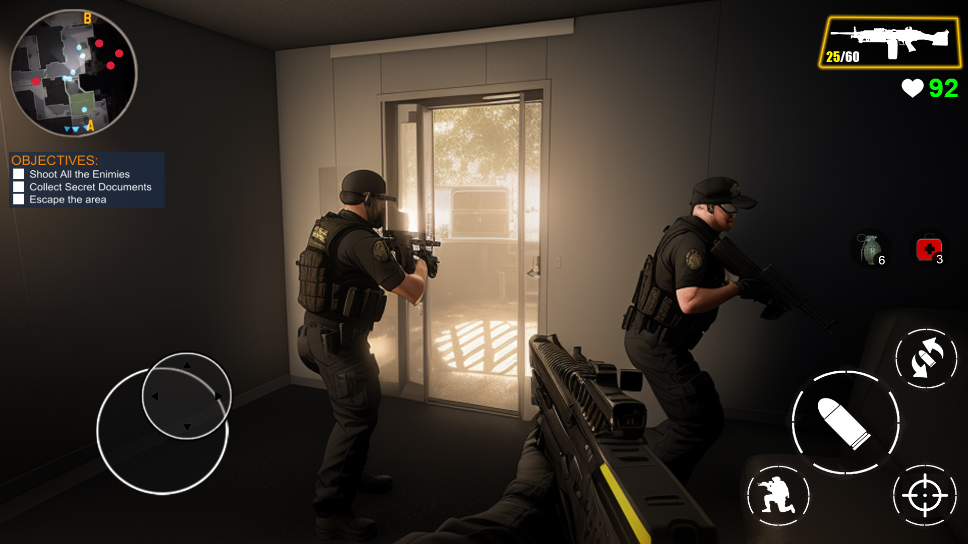 اسکرین شات 1 بازی SWAT Games Elite Team Offline