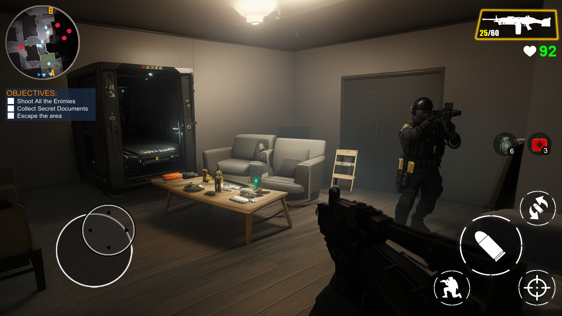 اسکرین شات 2 بازی SWAT Games Elite Team Offline