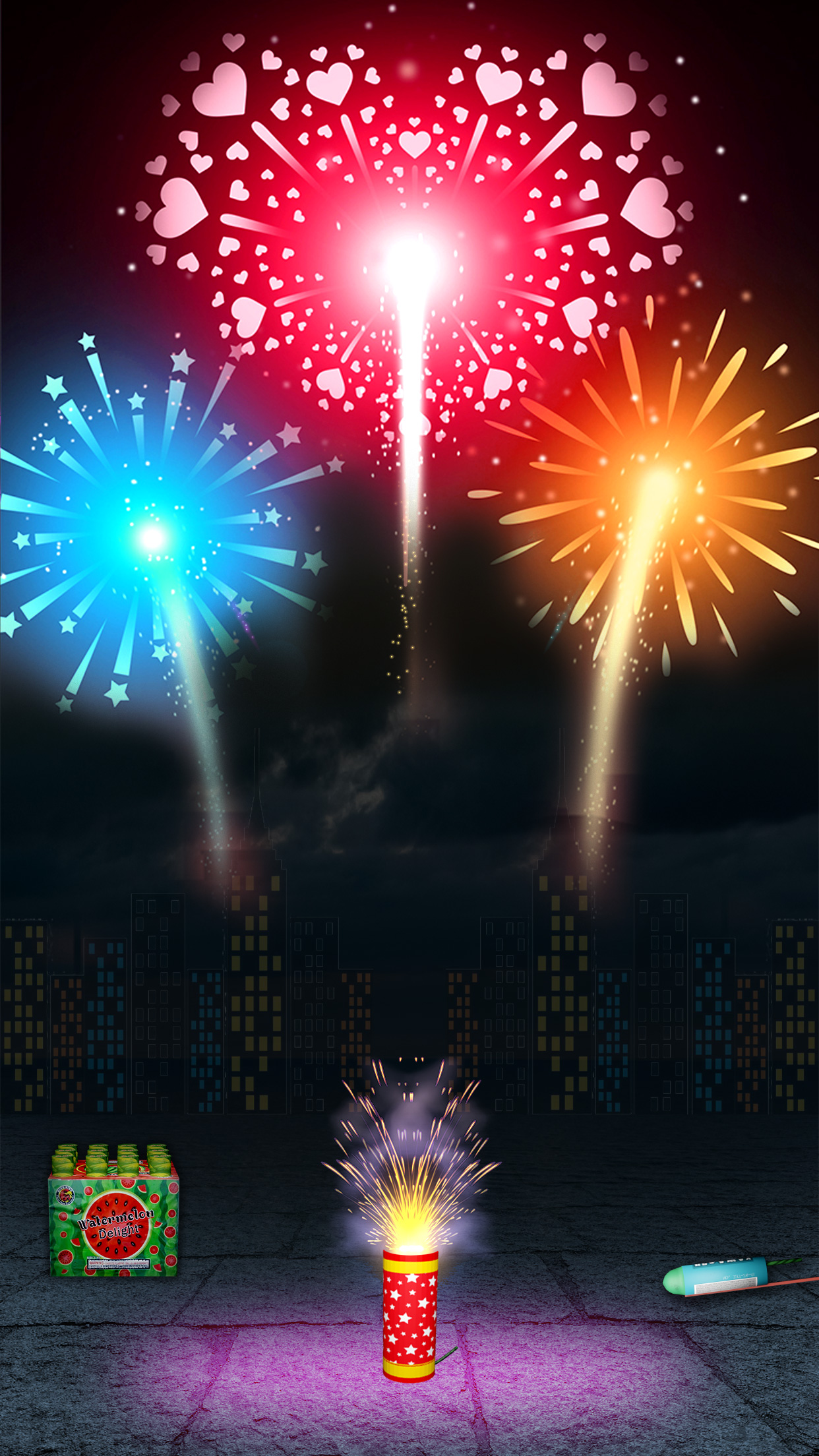 اسکرین شات 5 بازی Fireworks Game Firecrackers 3d