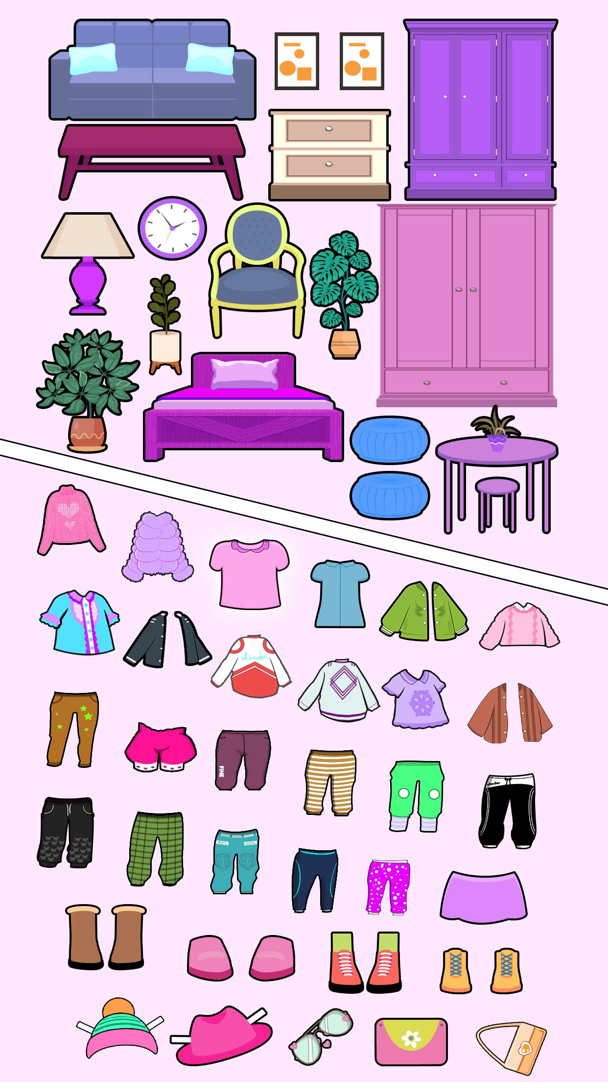 اسکرین شات 3 بازی DIY Fashion Paper Doll Dressup