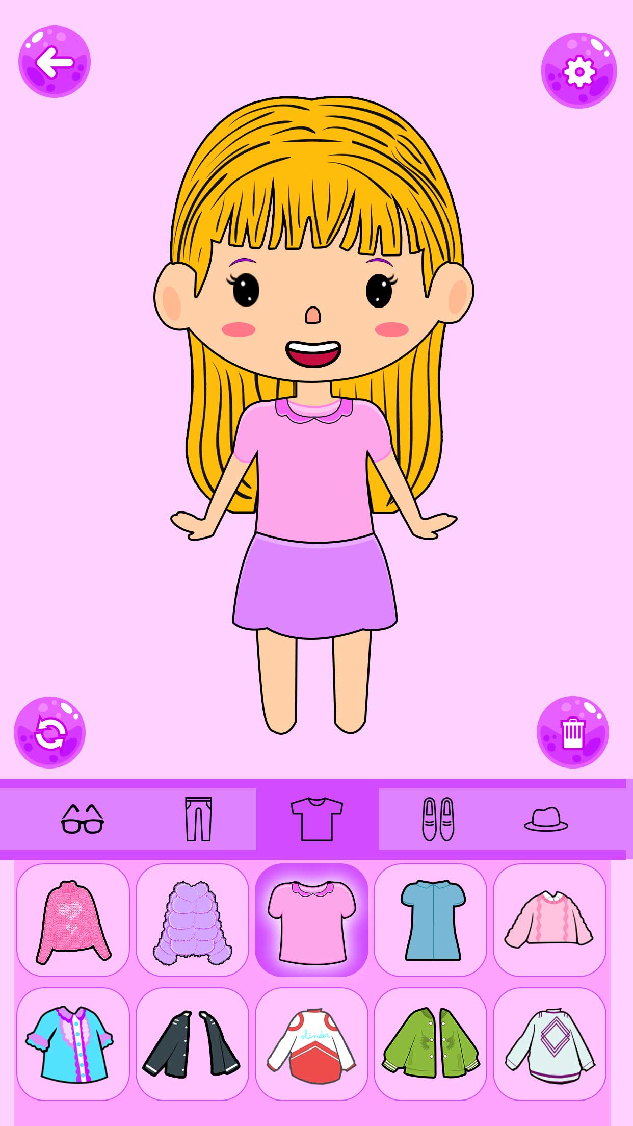 اسکرین شات 2 بازی DIY Fashion Paper Doll Dressup