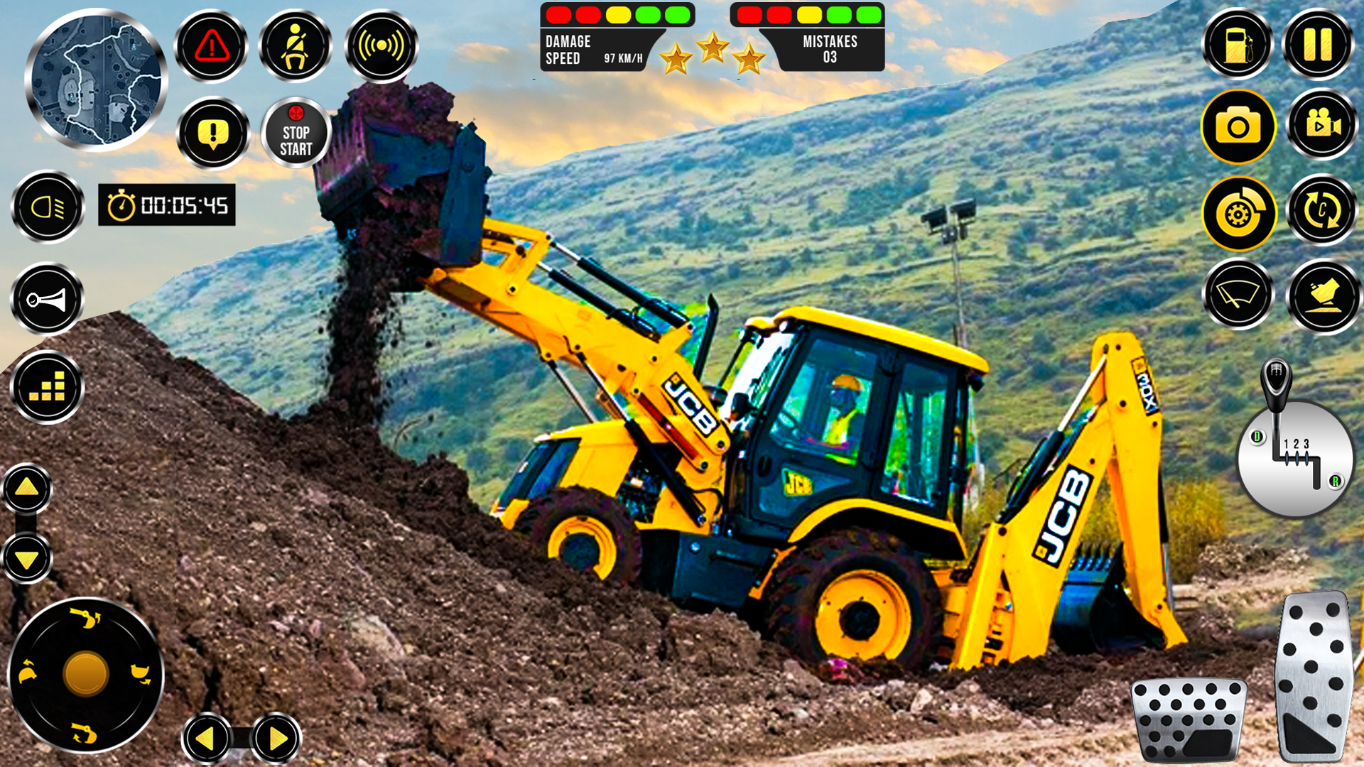 اسکرین شات 2 بازی JCB Excavator Construction 3D