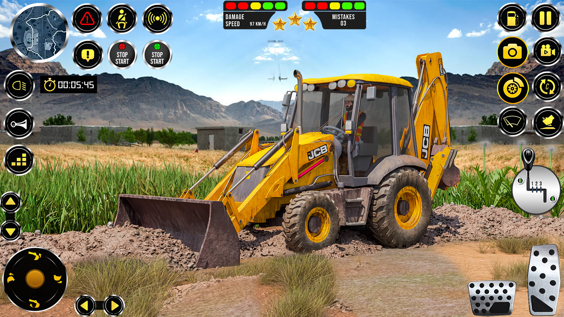 اسکرین شات 4 بازی JCB Excavator Construction 3D