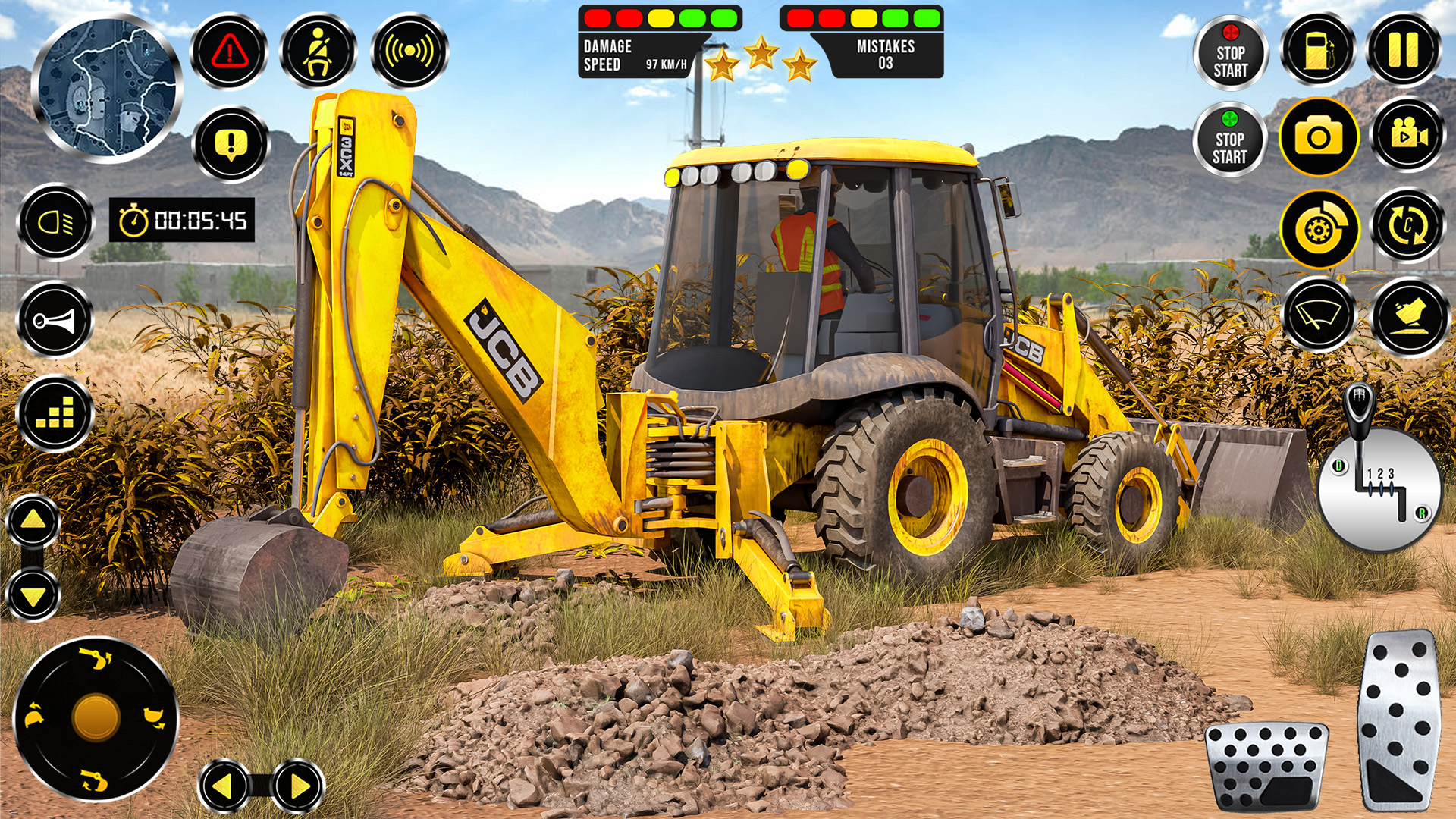 اسکرین شات 5 بازی JCB Excavator Construction 3D