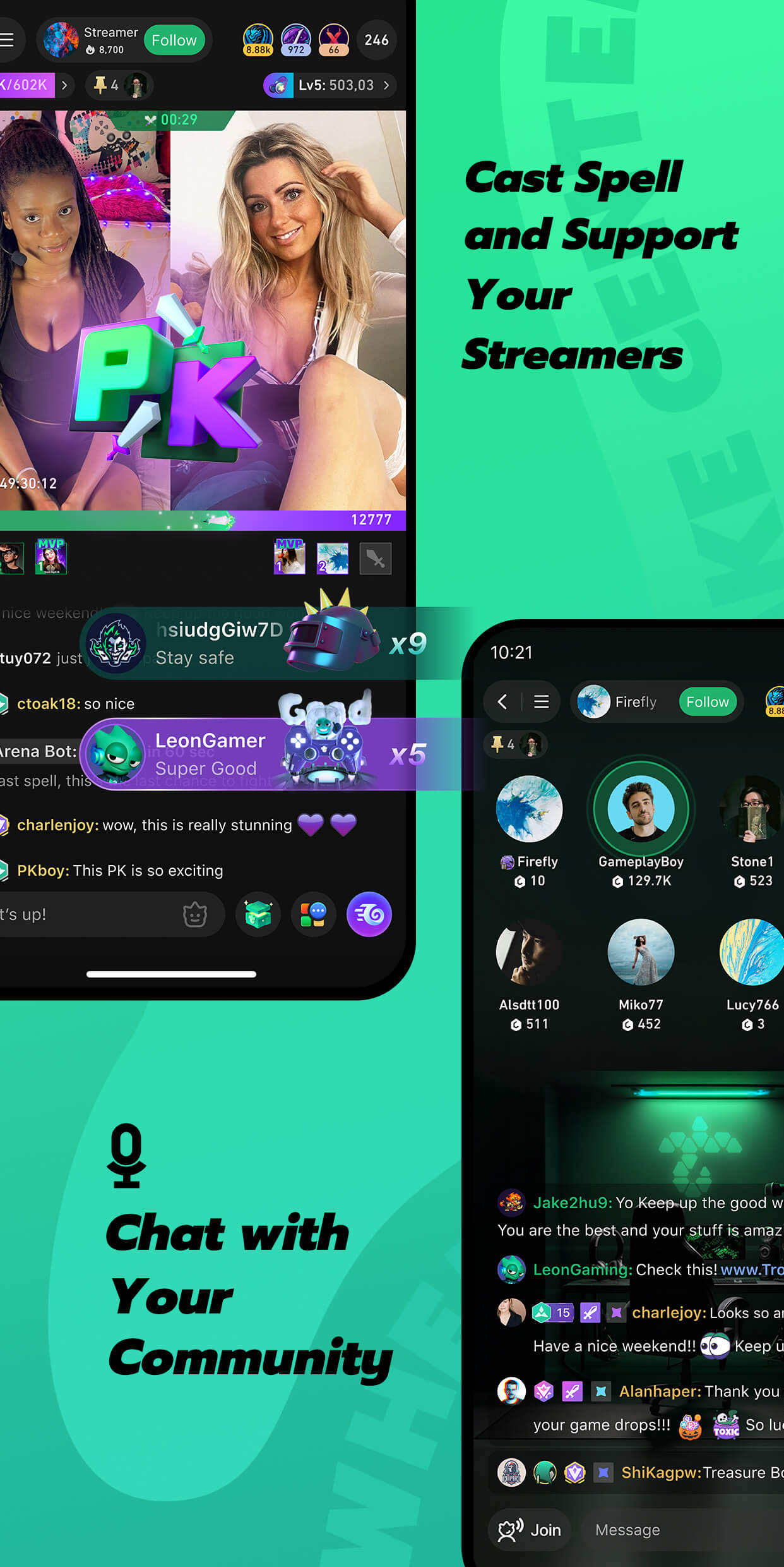 اسکرین شات 3 برنامه Trovo - Watch & Play Together