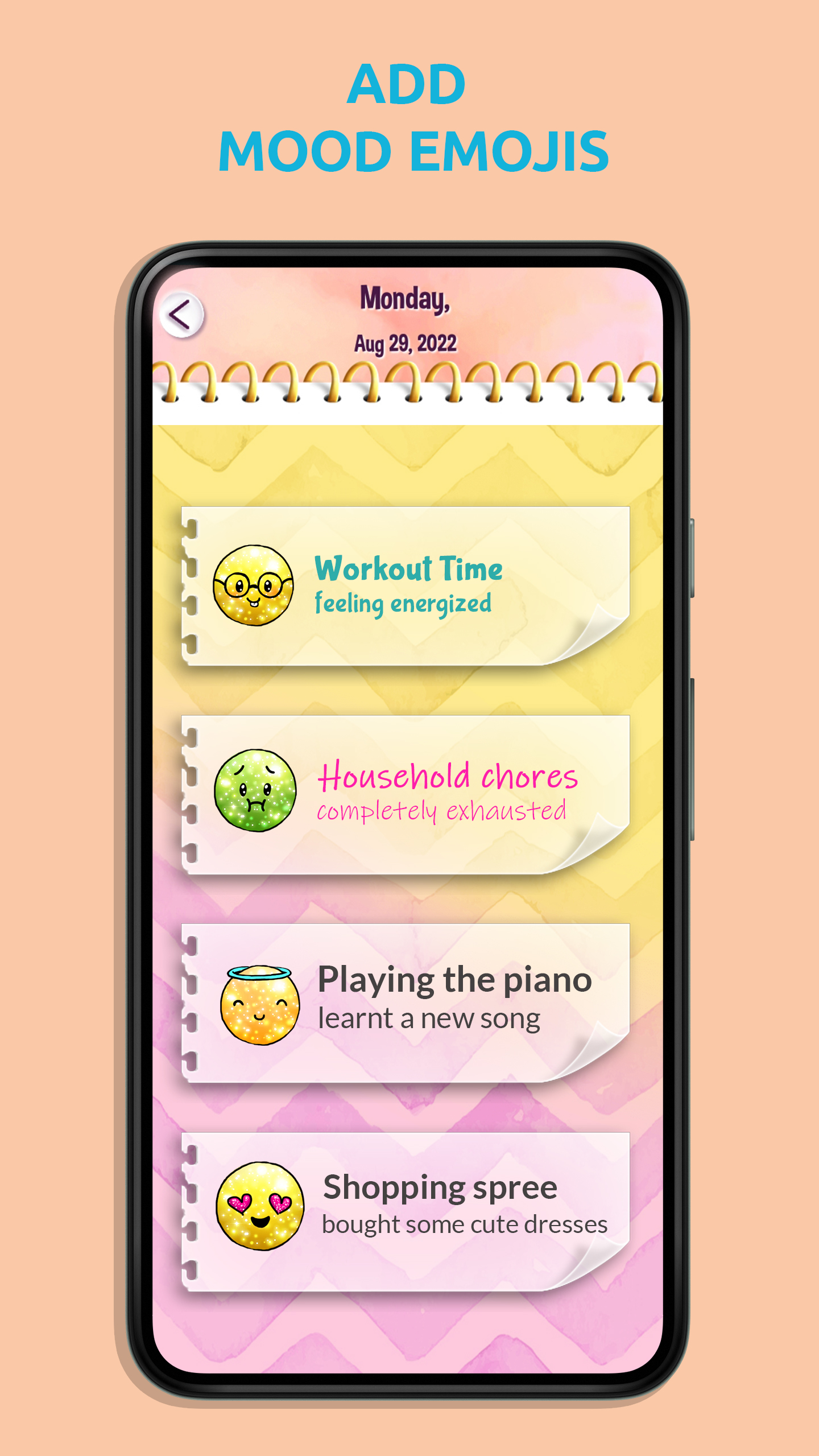 اسکرین شات 4 برنامه Diary with Lock Journal
