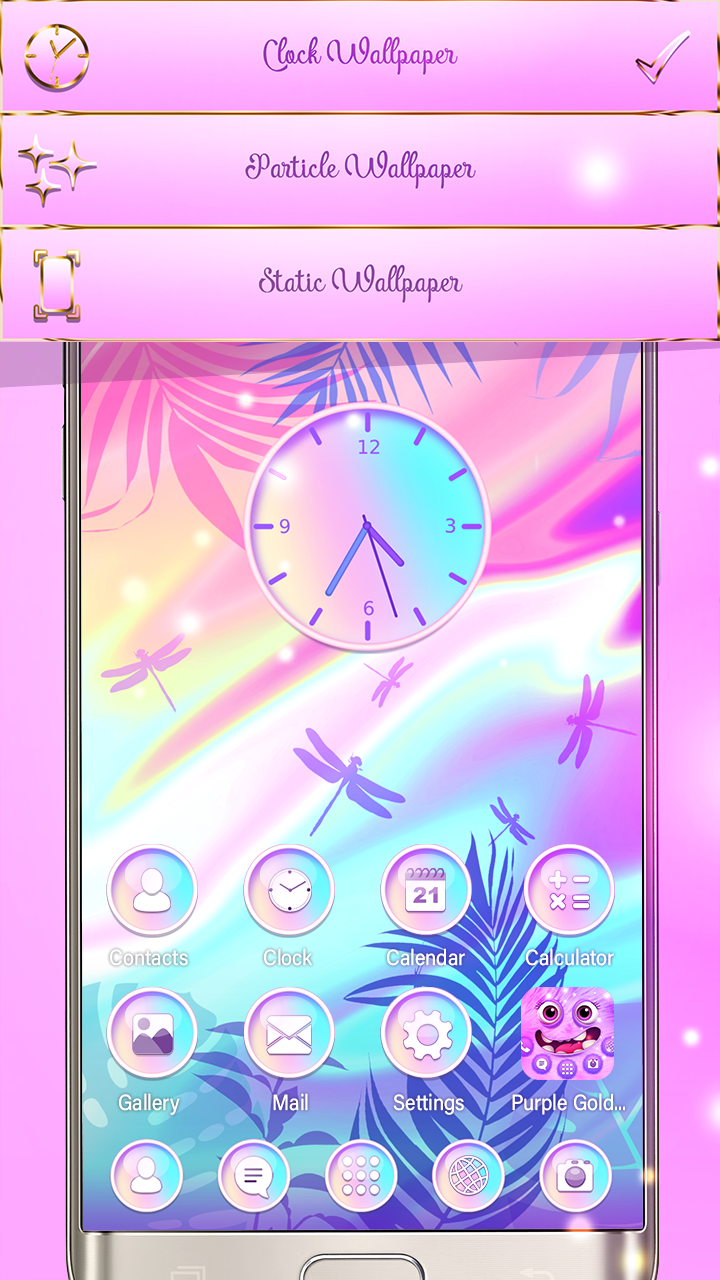 اسکرین شات 4 برنامه Smooth Launcher Themes