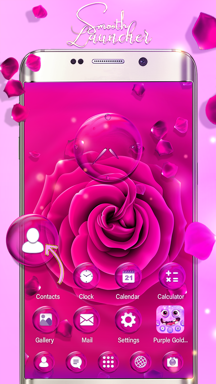 اسکرین شات 3 برنامه Smooth Launcher Themes