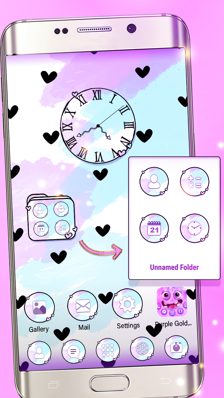 اسکرین شات 5 برنامه Smooth Launcher Themes