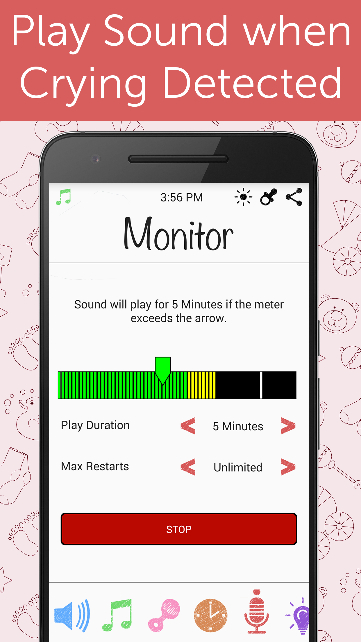 اسکرین شات 3 برنامه White Noise Baby