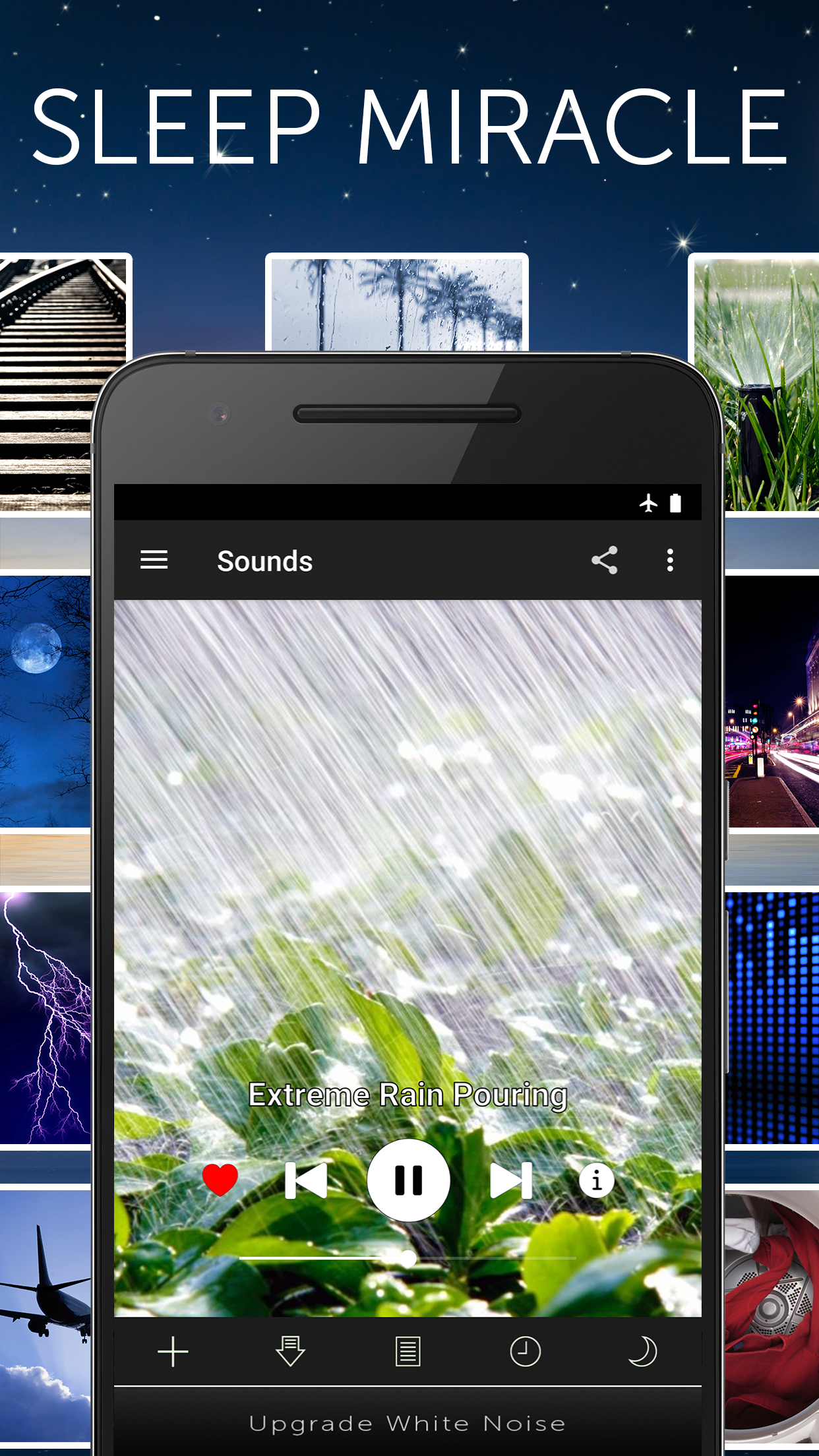 اسکرین شات 1 برنامه White Noise Lite