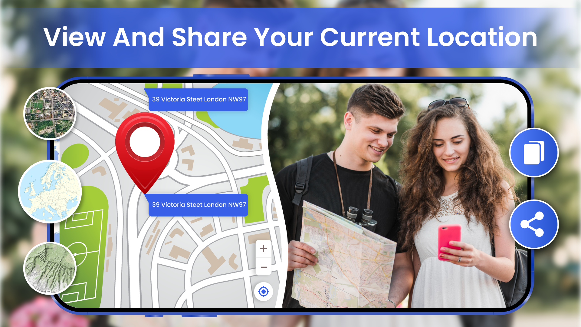 اسکرین شات 3 برنامه Live Earth Map- Satellite View