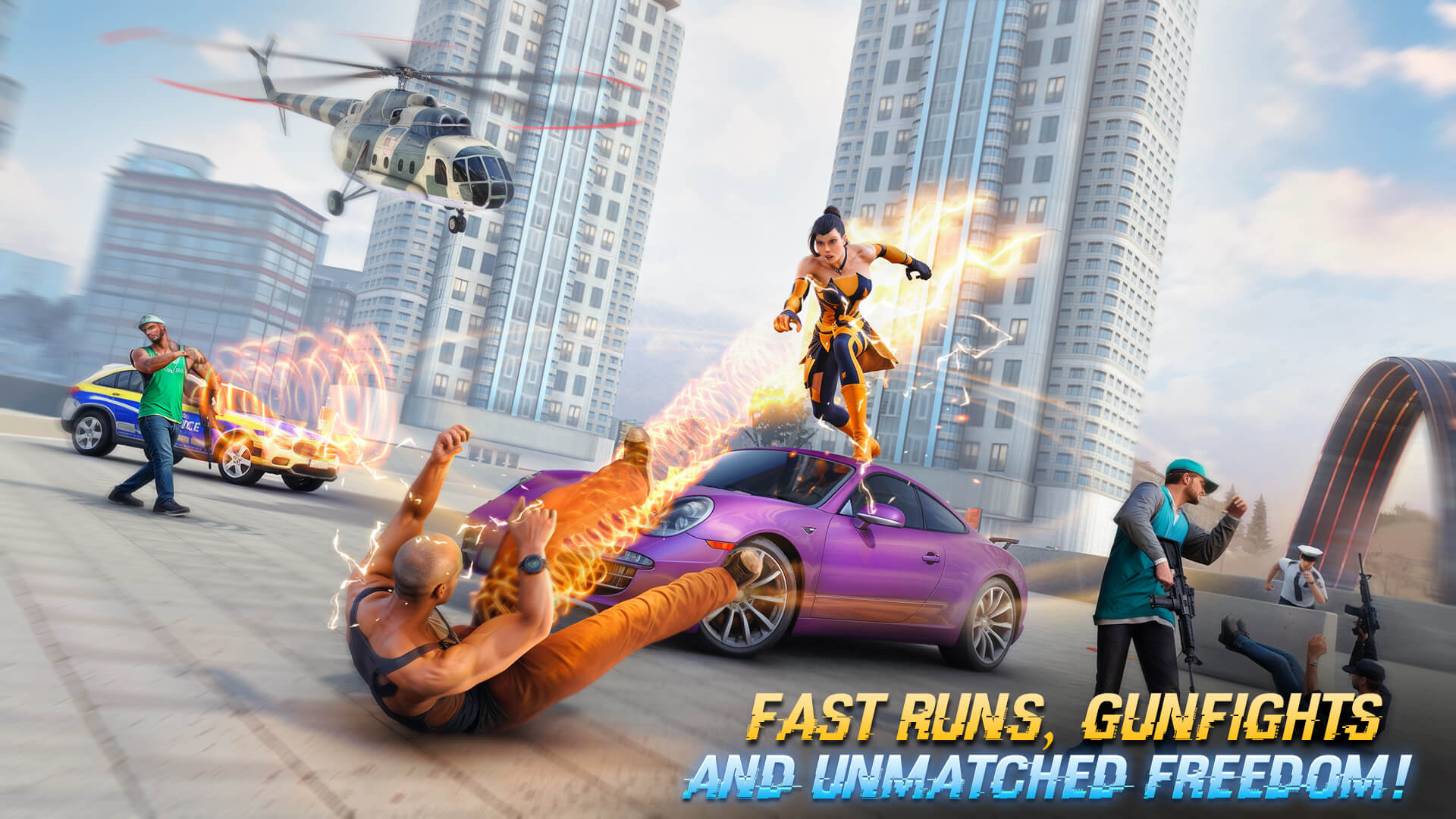 اسکرین شات 1 بازی Mafia Hero Crime Gangster City