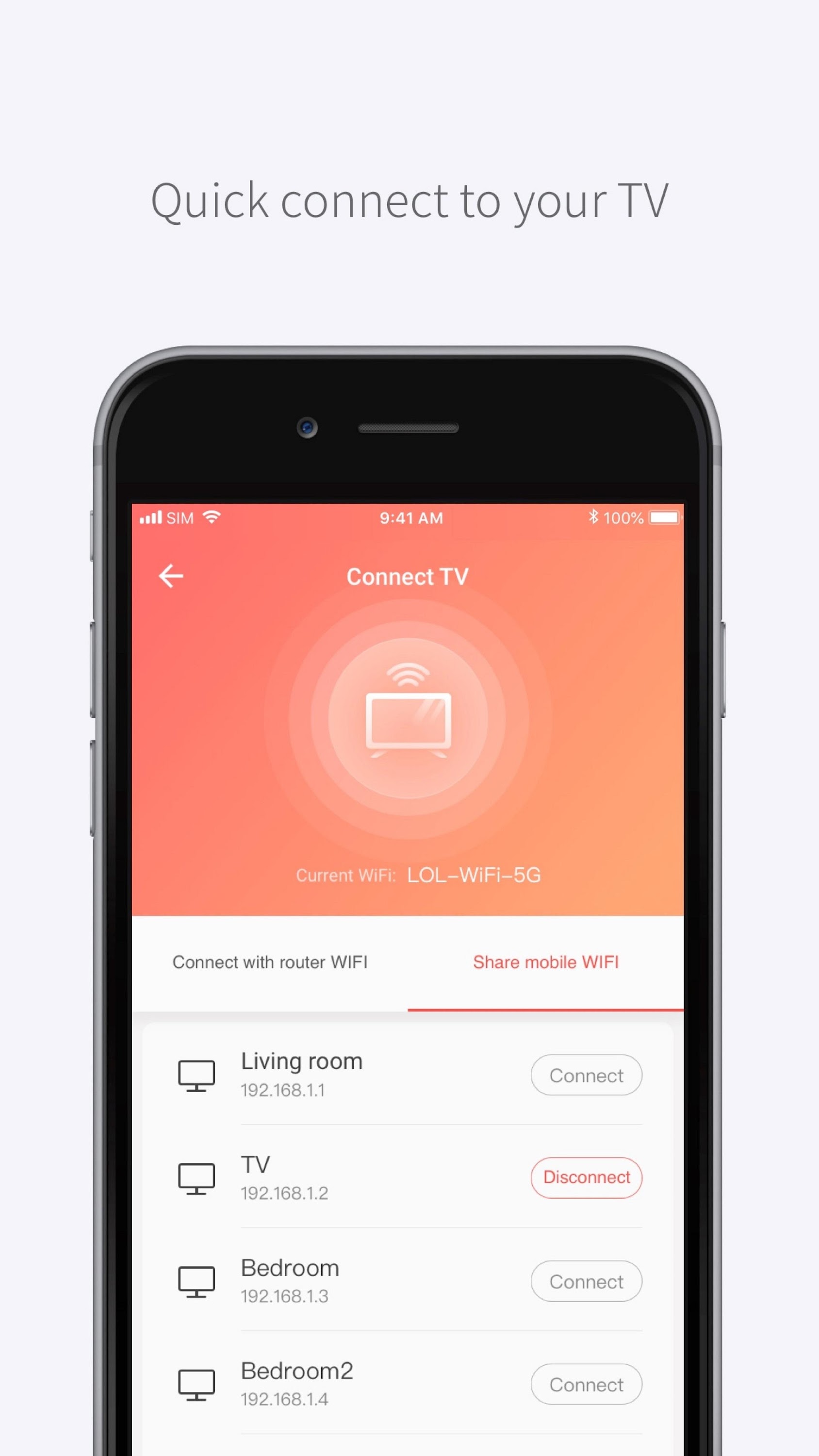 اسکرین شات 5 برنامه T-Cast Android Roku TV Remote