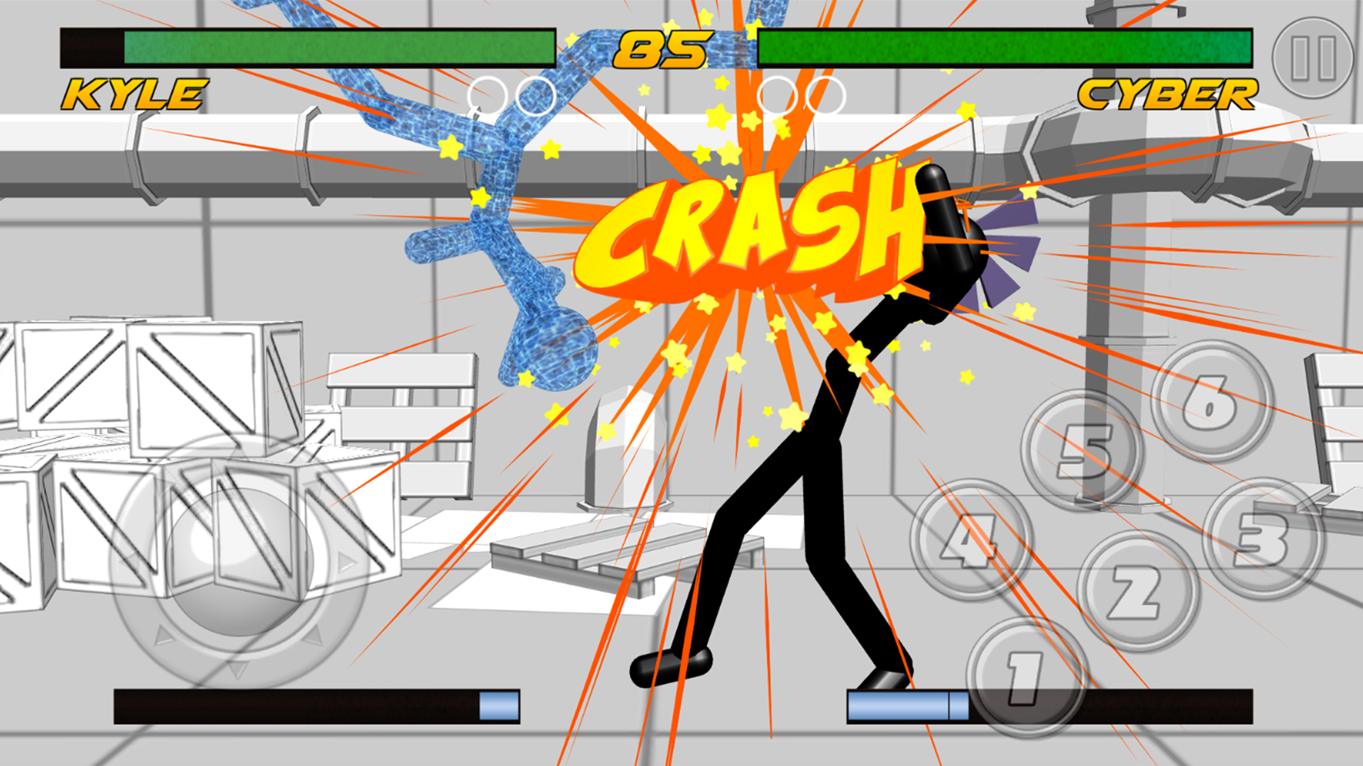 اسکرین شات 2 بازی Stickman Fighting 3D