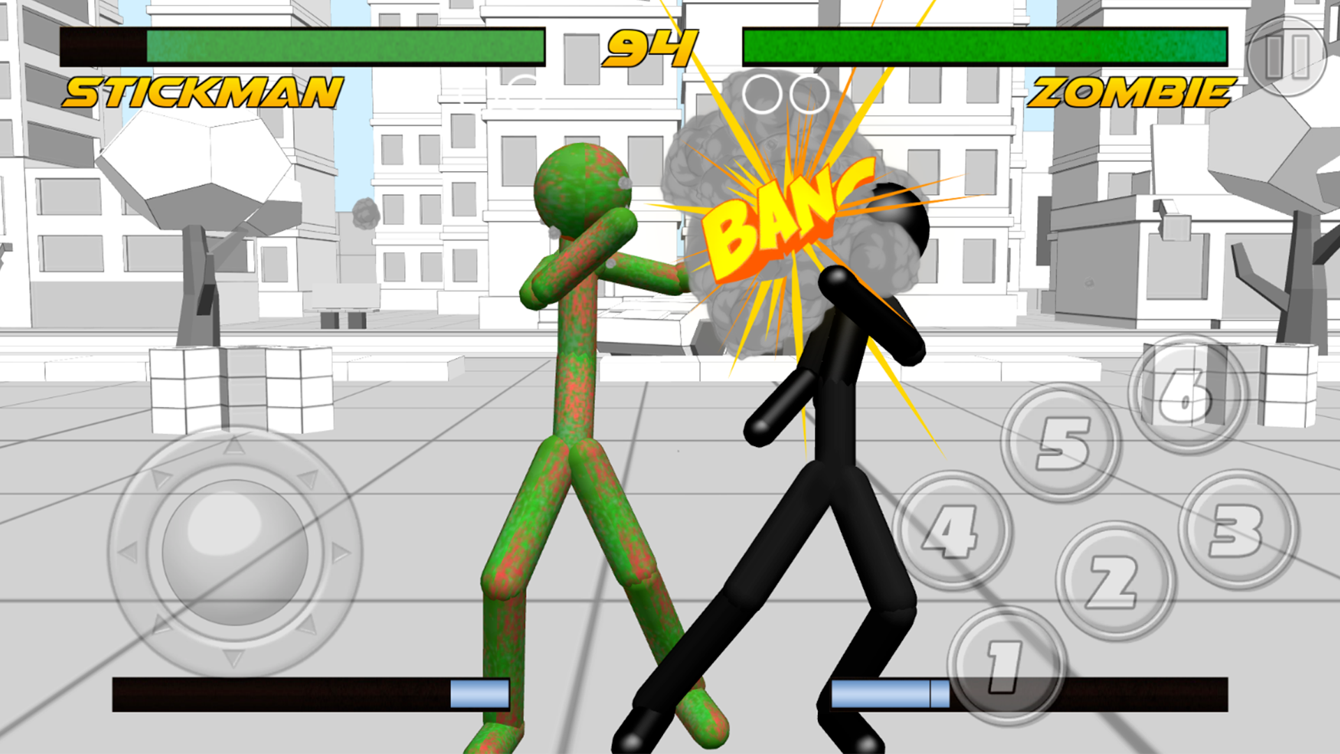 اسکرین شات 1 بازی Stickman Fighting 3D