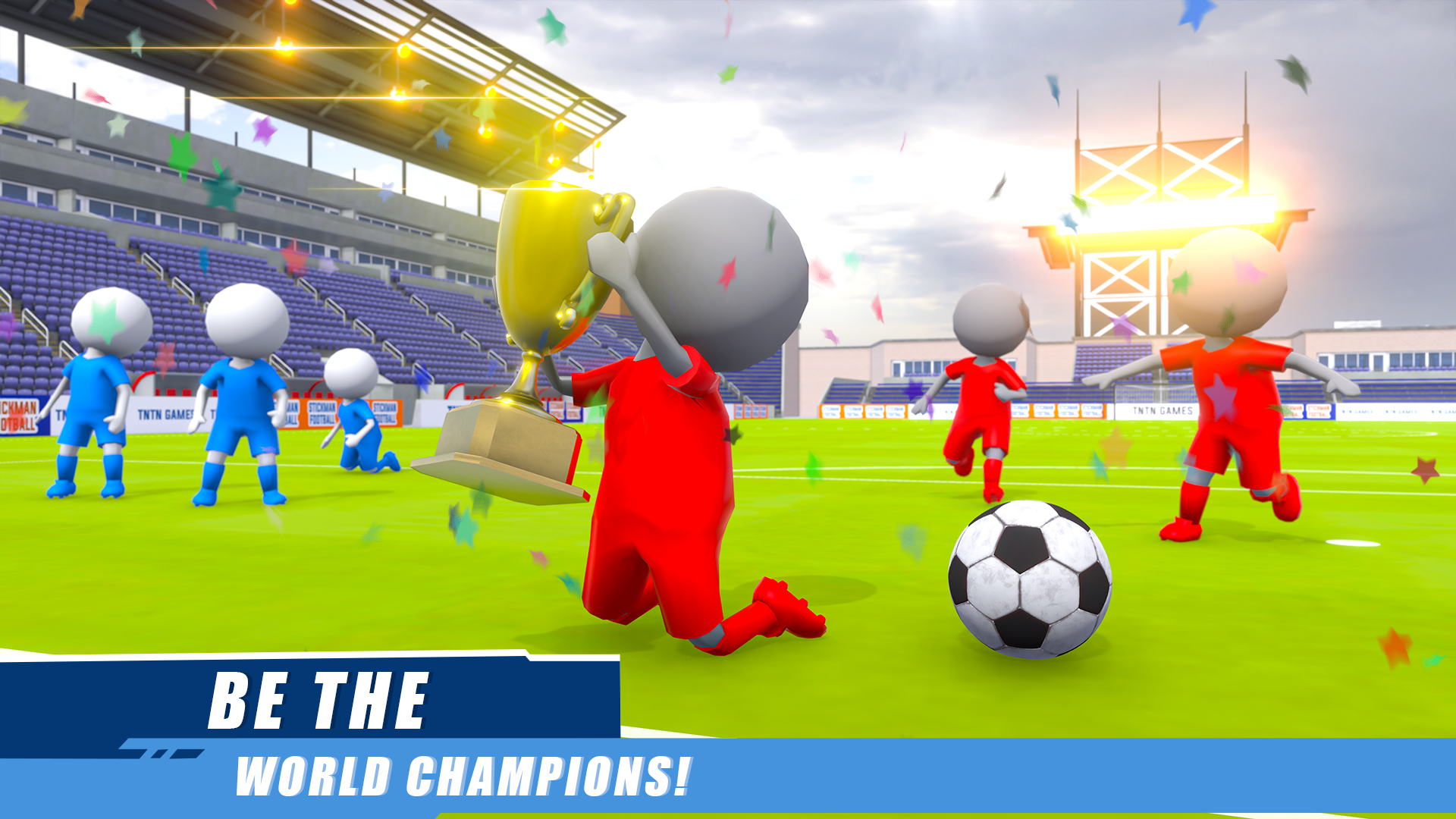 اسکرین شات 1 بازی Stickman Football Wala Game 3D