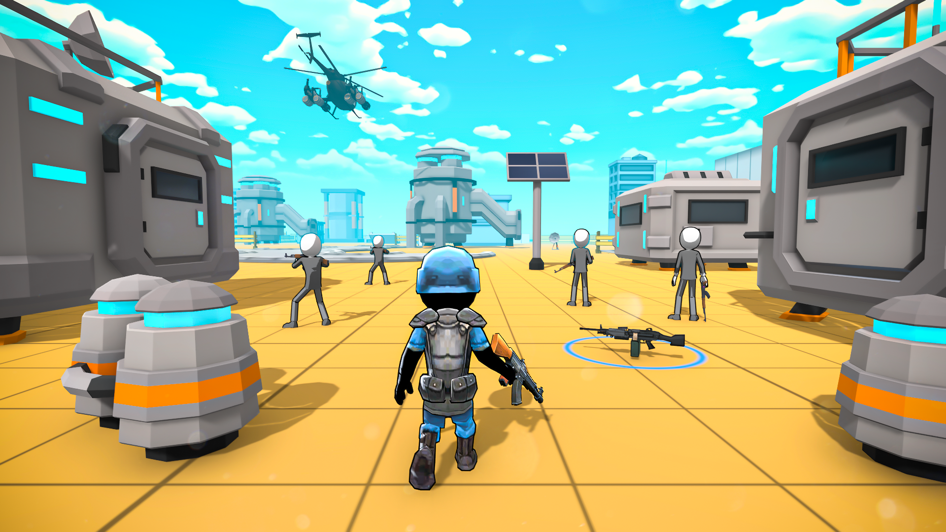 اسکرین شات 1 بازی Stickman Gun Shooter 3D