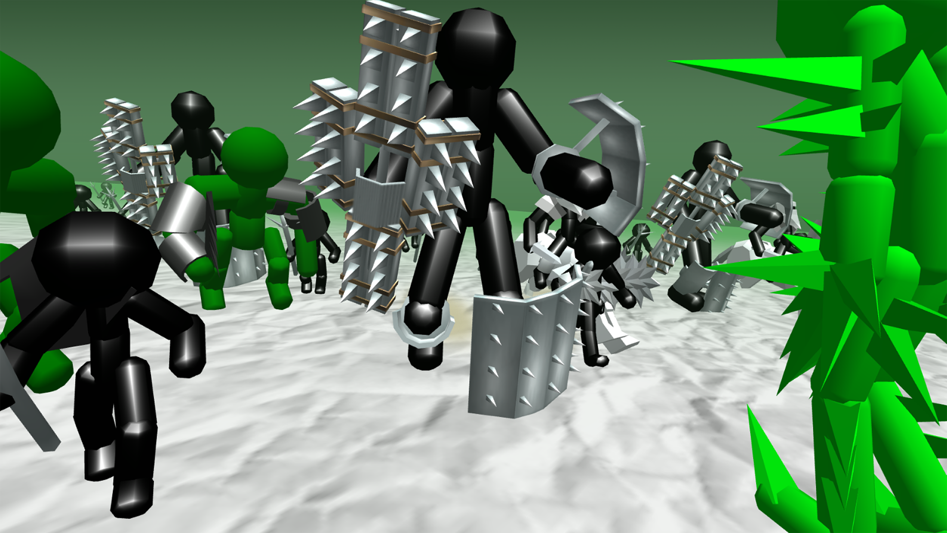 اسکرین شات 3 بازی Stickman Simulator: Zombie War