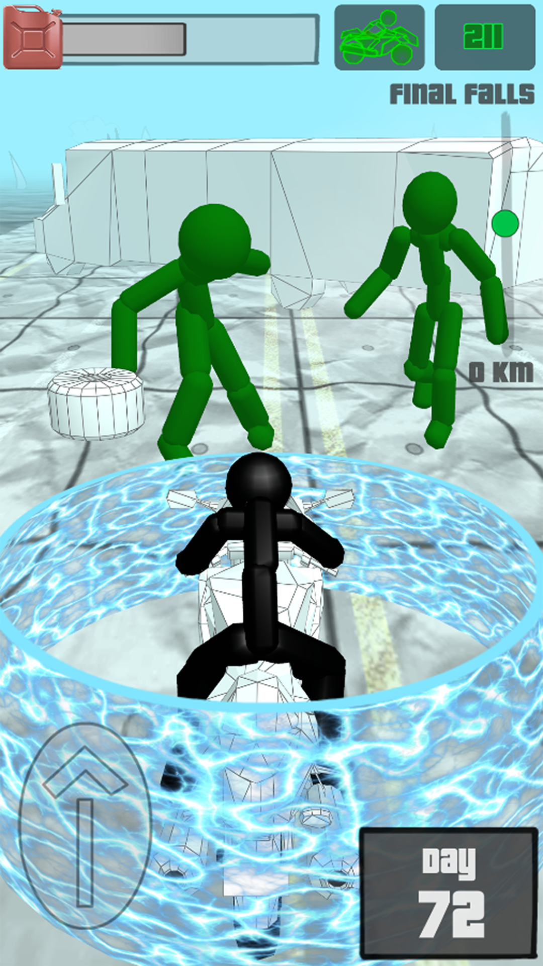 اسکرین شات 8 بازی Stickman Zombie: Moto Racing