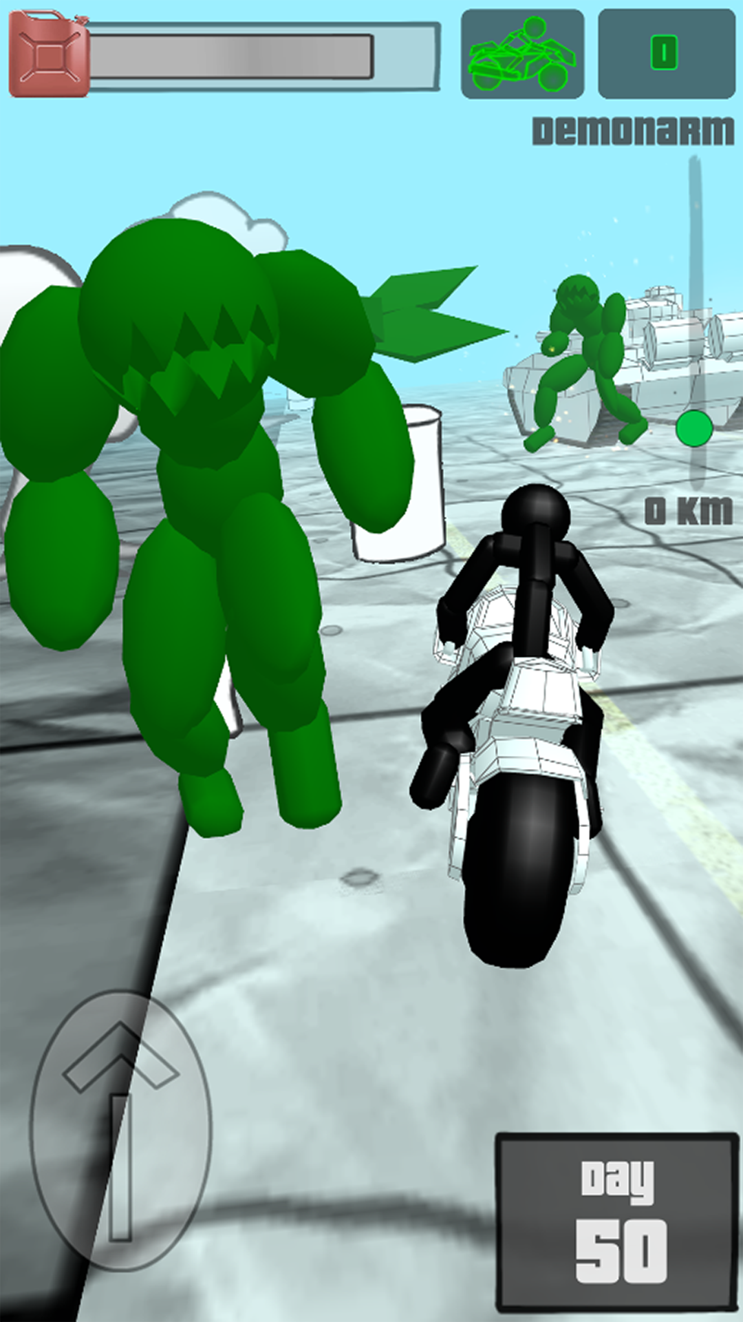 اسکرین شات 4 بازی Stickman Zombie: Moto Racing