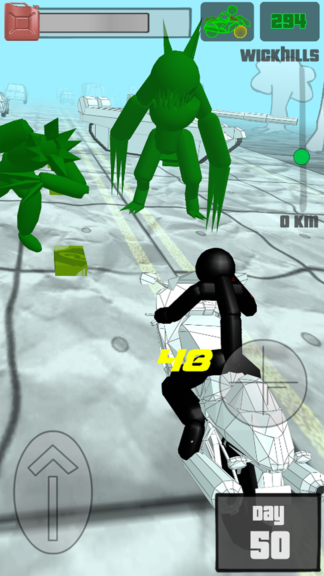 اسکرین شات 7 بازی Stickman Zombie: Moto Racing
