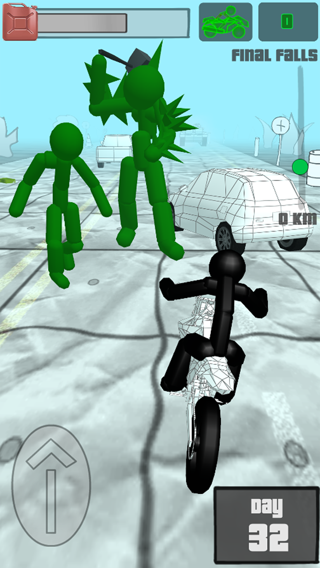 اسکرین شات 2 بازی Stickman Zombie: Moto Racing