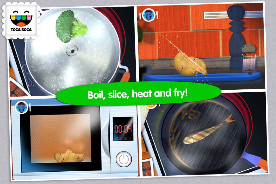 اسکرین شات 3 برنامه Toca Kitchen
