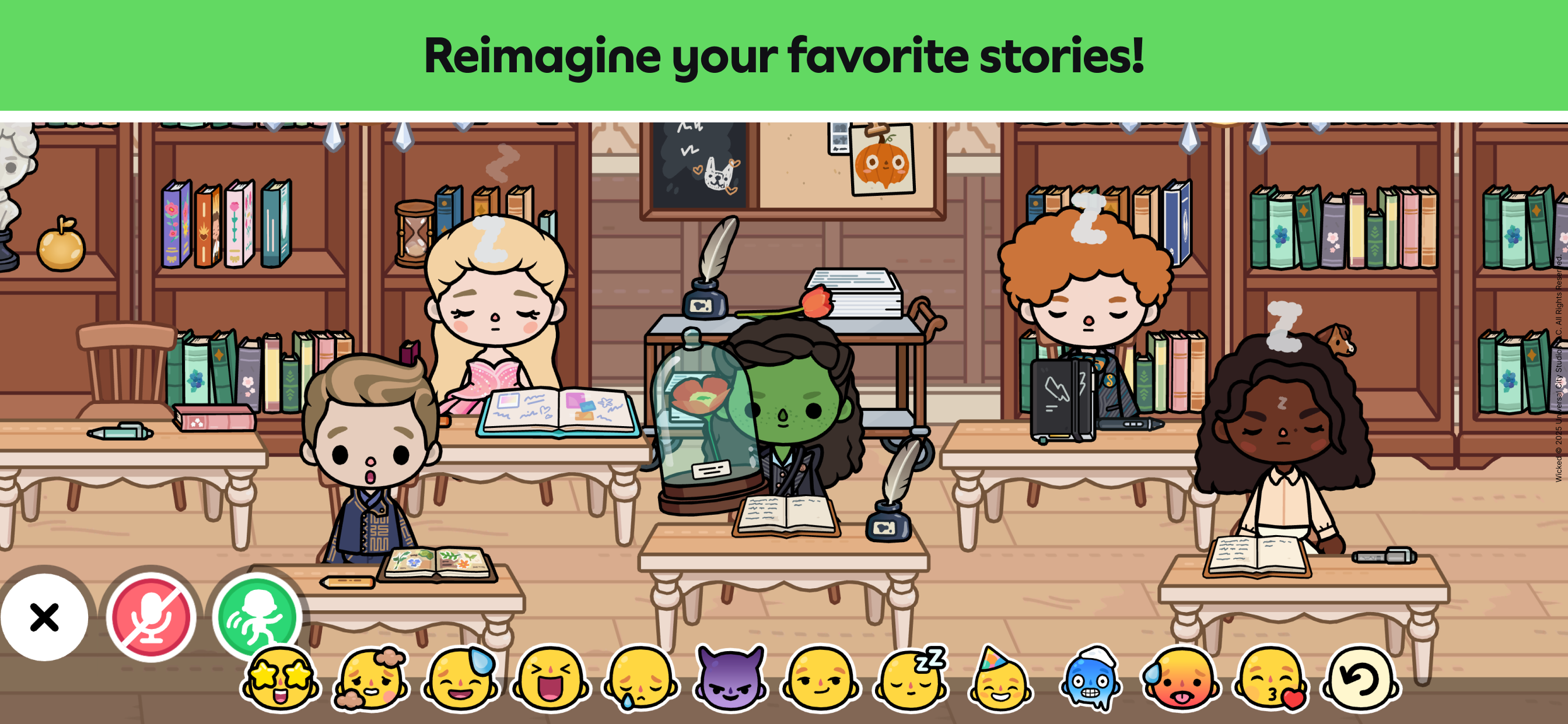 اسکرین شات 7 بازی Toca Boca x Wicked: For Good!