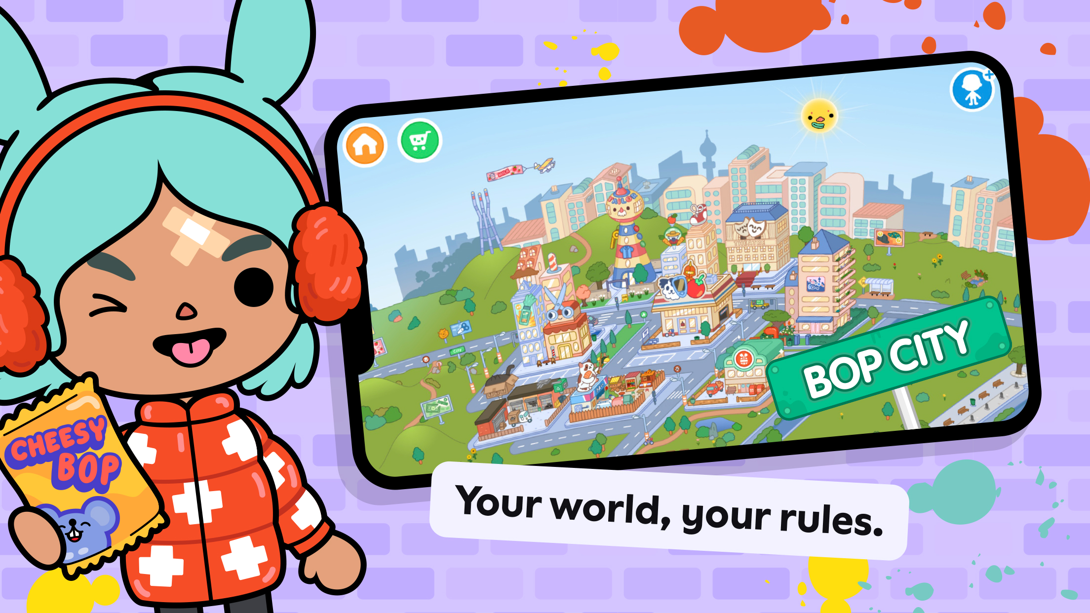 اسکرین شات 1 بازی Toca Boca World