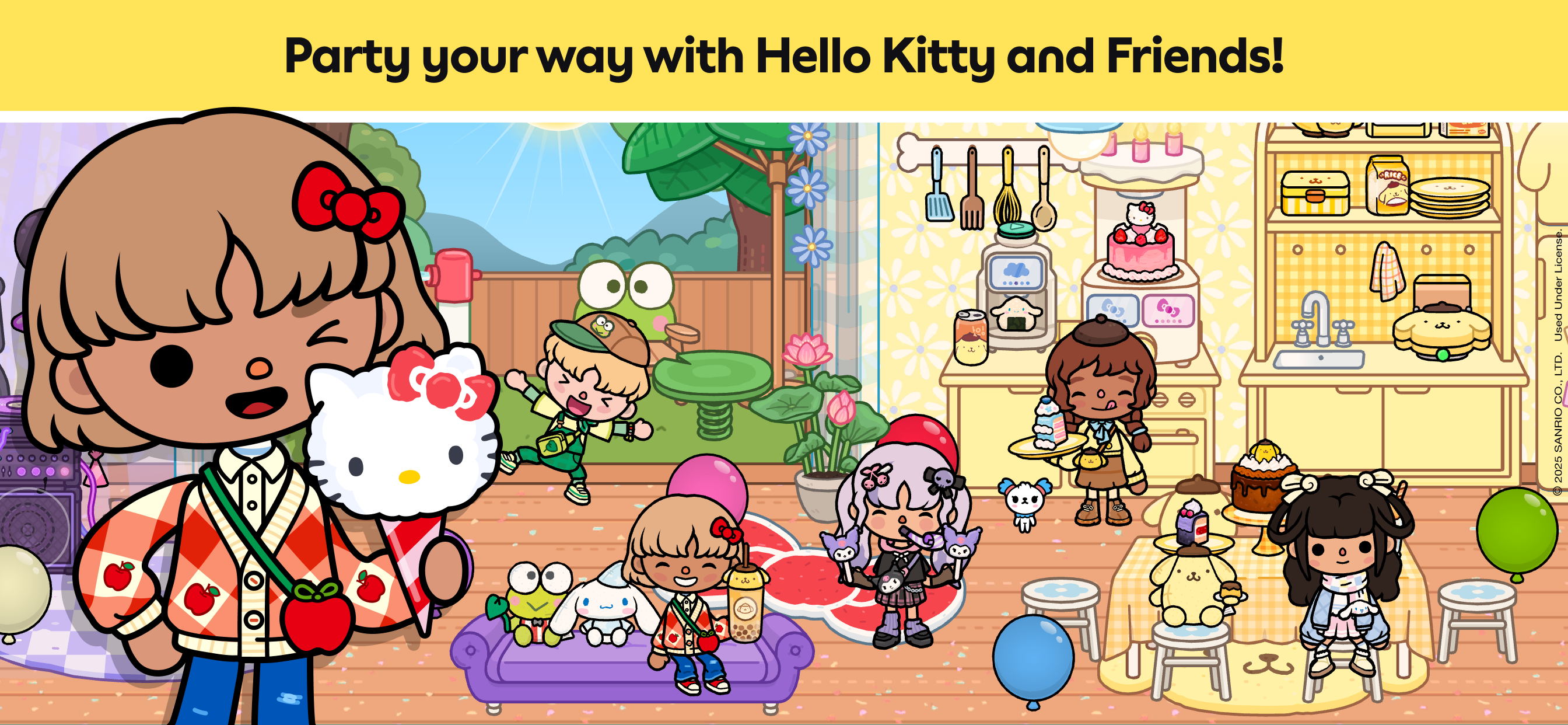 اسکرین شات 1 بازی Toca Boca World x Hello Kitty