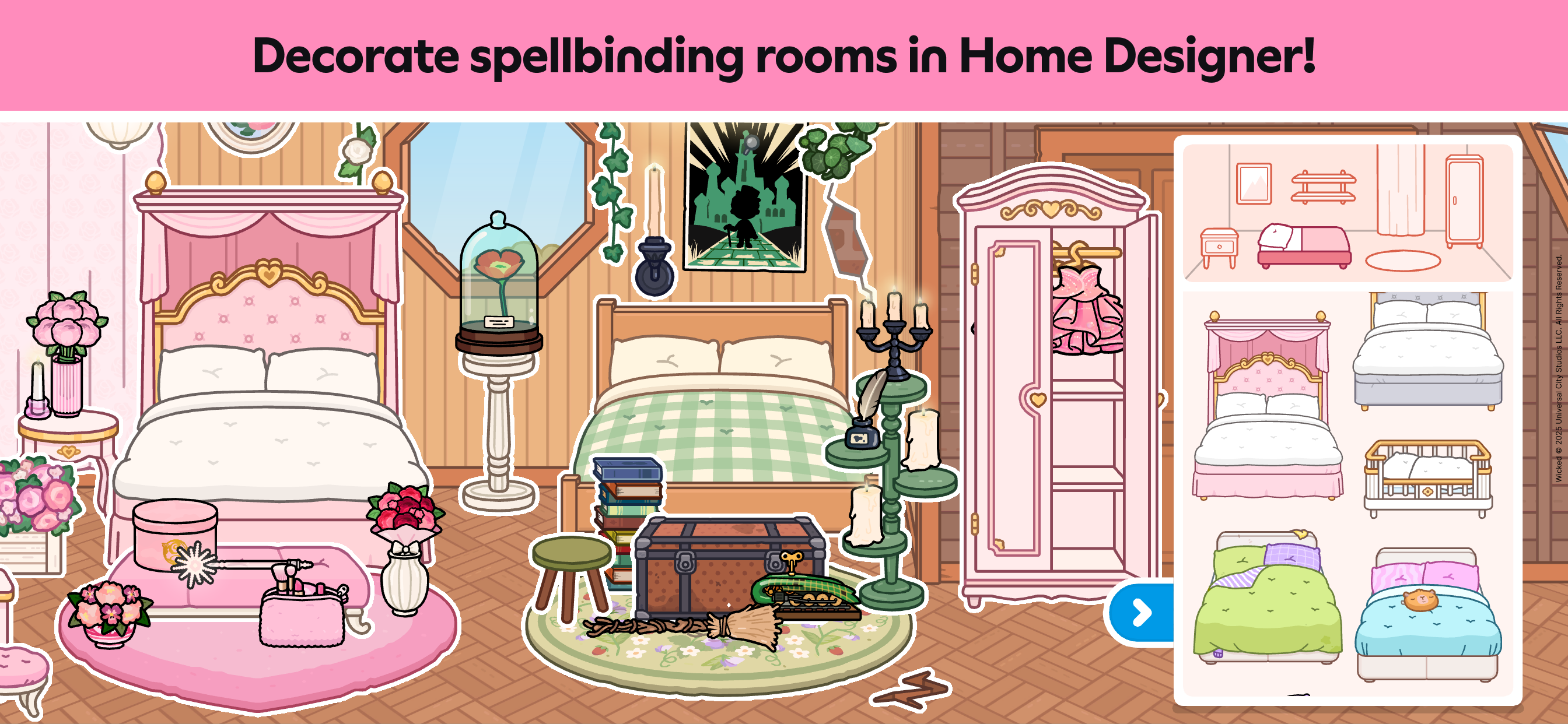 اسکرین شات 2 بازی Toca Boca x Wicked: For Good!