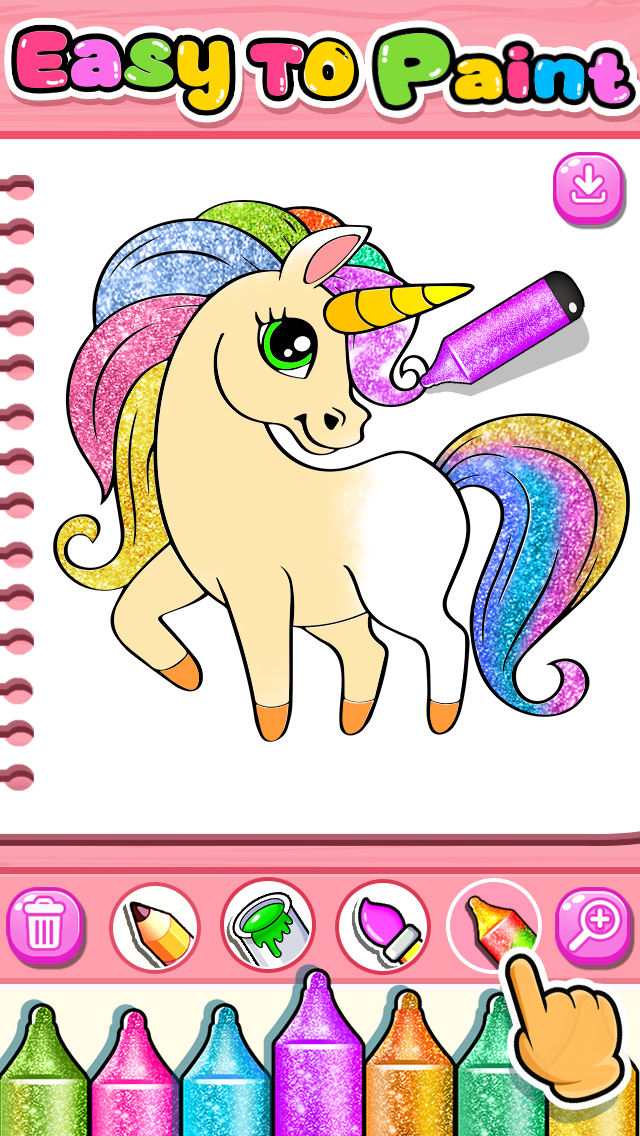 اسکرین شات 2 برنامه Toddler Coloring Book