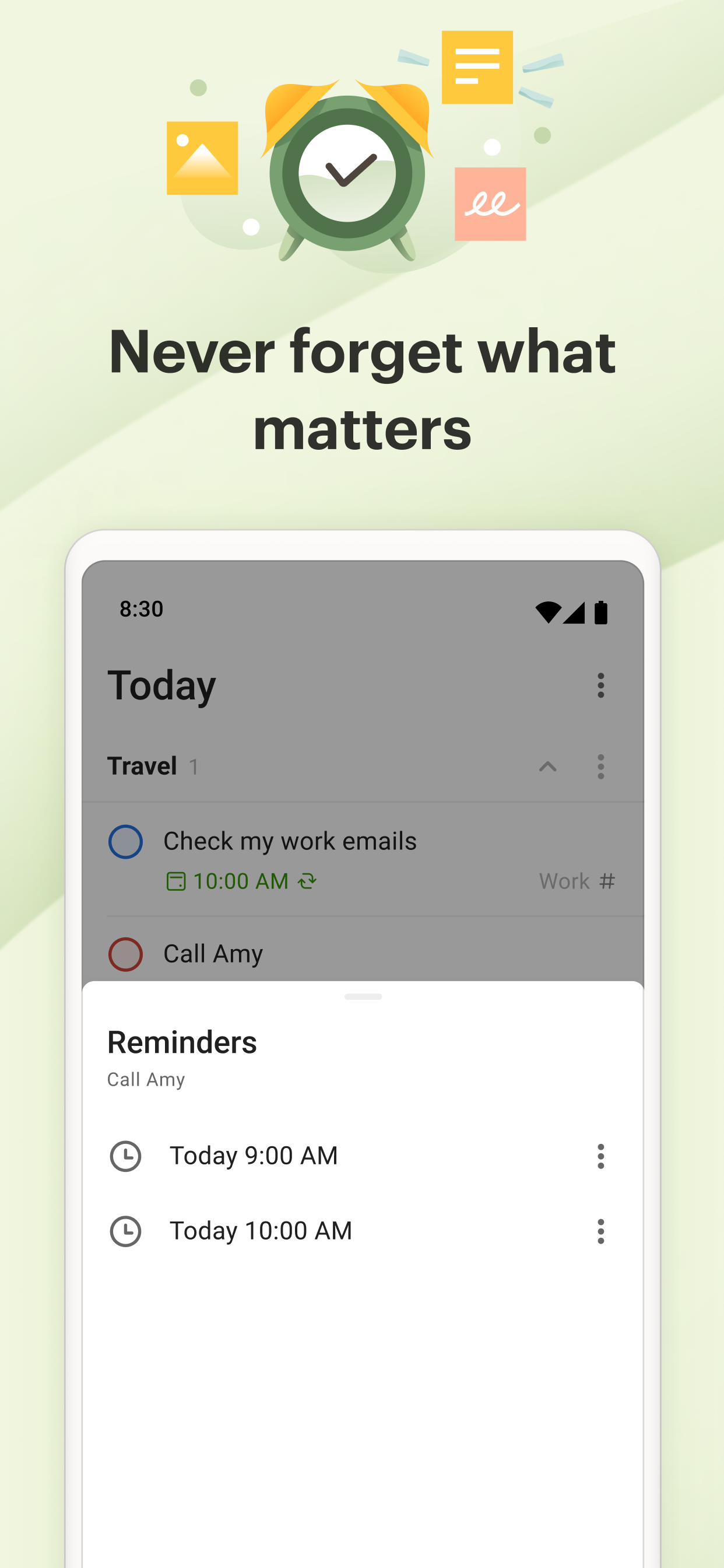 اسکرین شات 6 برنامه Todoist: Planner & Calendar