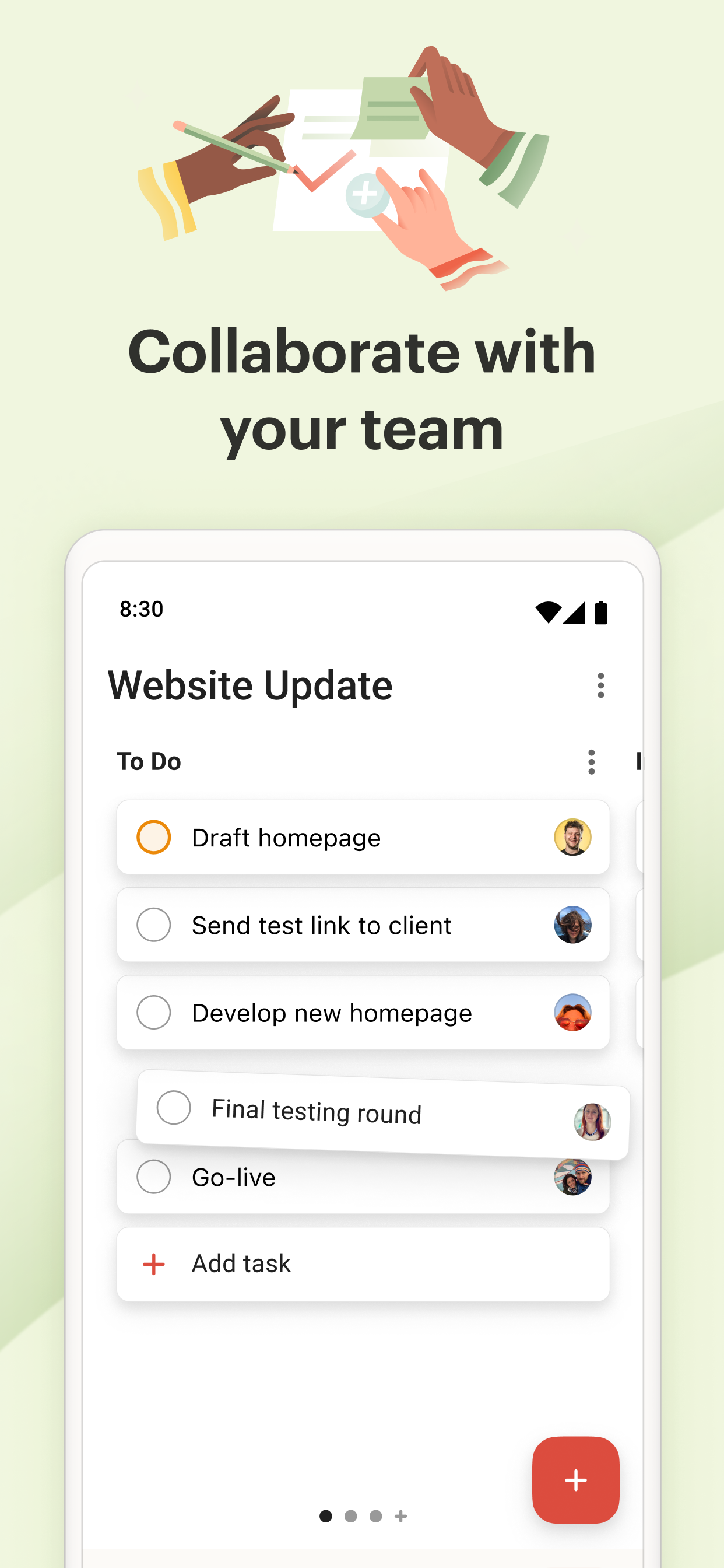 اسکرین شات 3 برنامه Todoist: Planner & Calendar