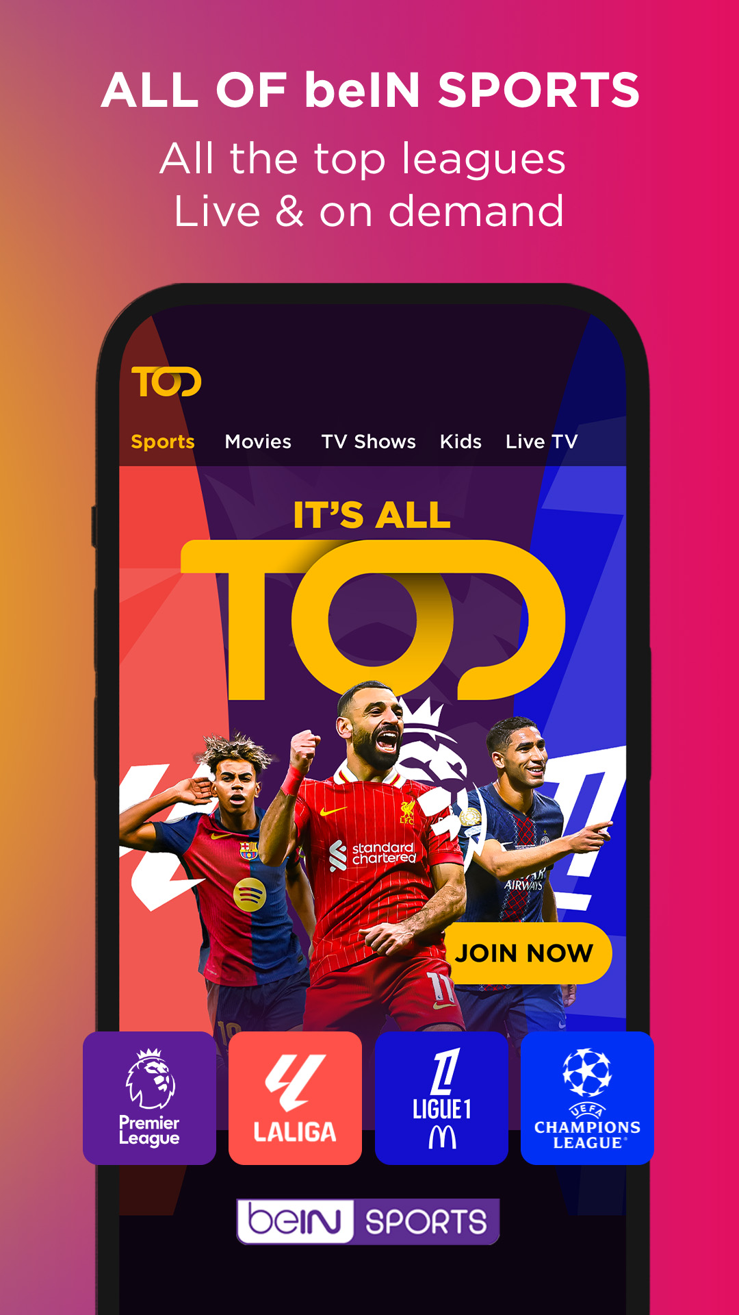 اسکرین شات 1 برنامه TOD – Sports & Entertainment