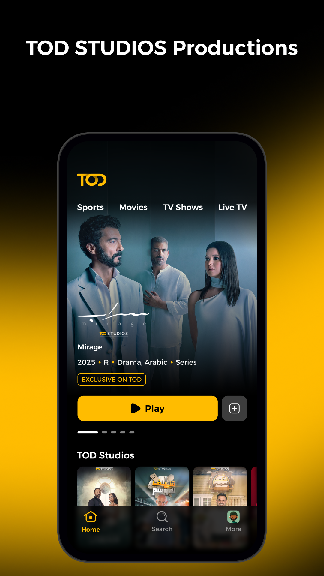 اسکرین شات 6 برنامه TOD - Watch Football & Movies