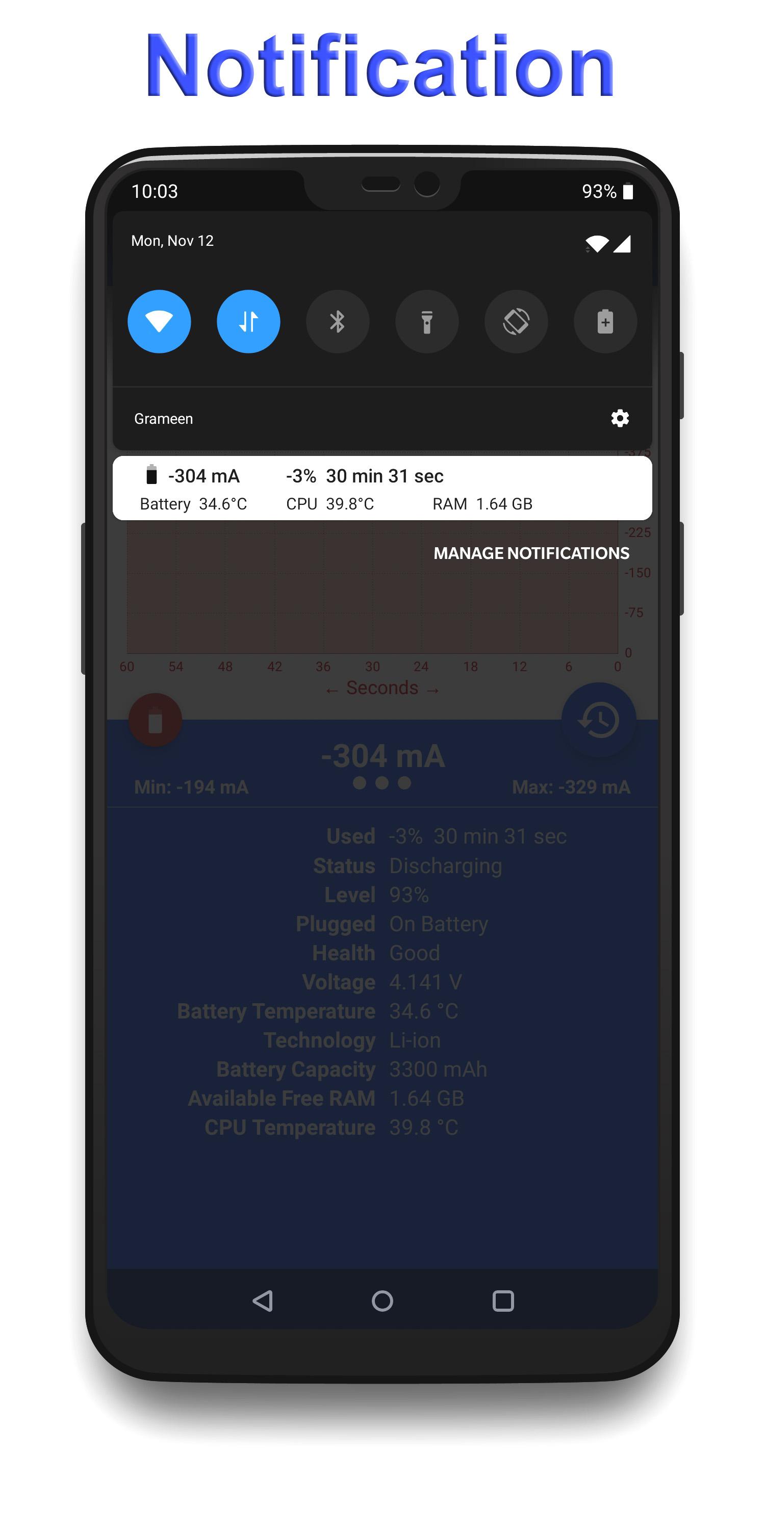 اسکرین شات 6 برنامه Battery Charging Monitor