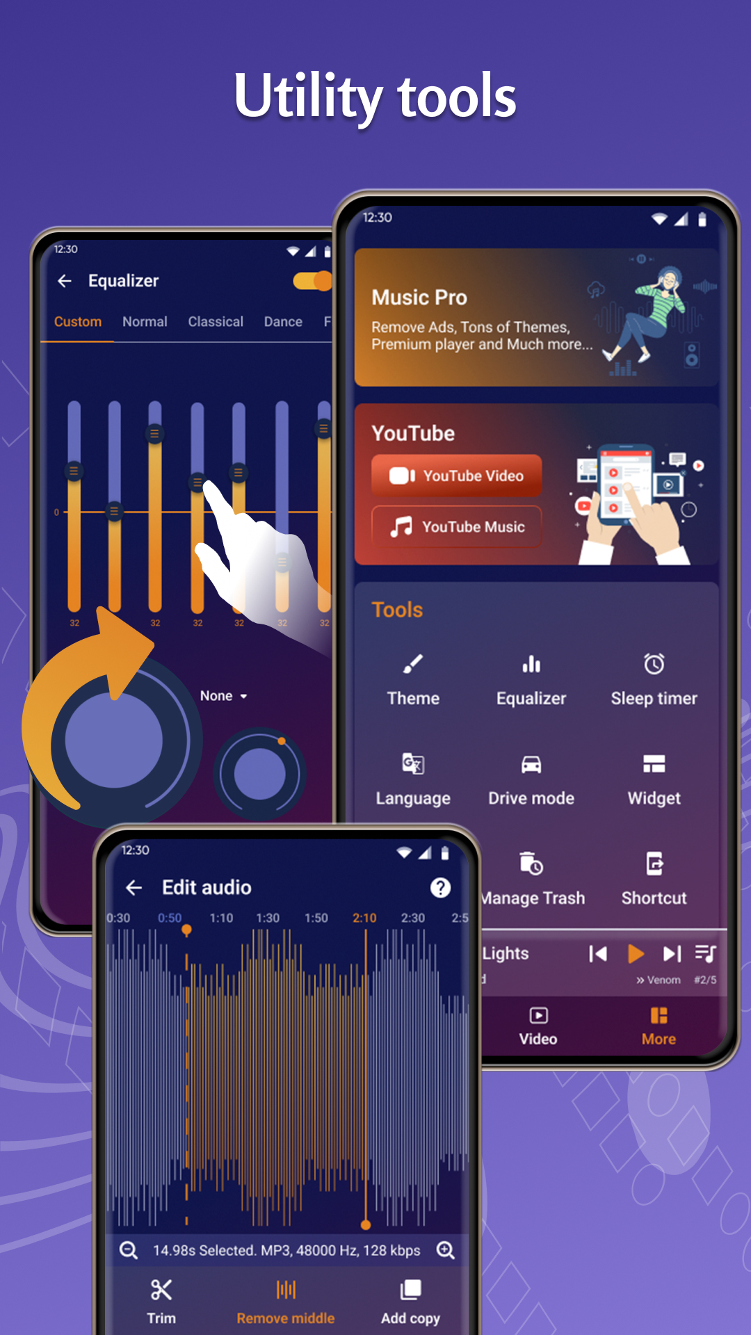 اسکرین شات 8 برنامه Music Player - Video Player