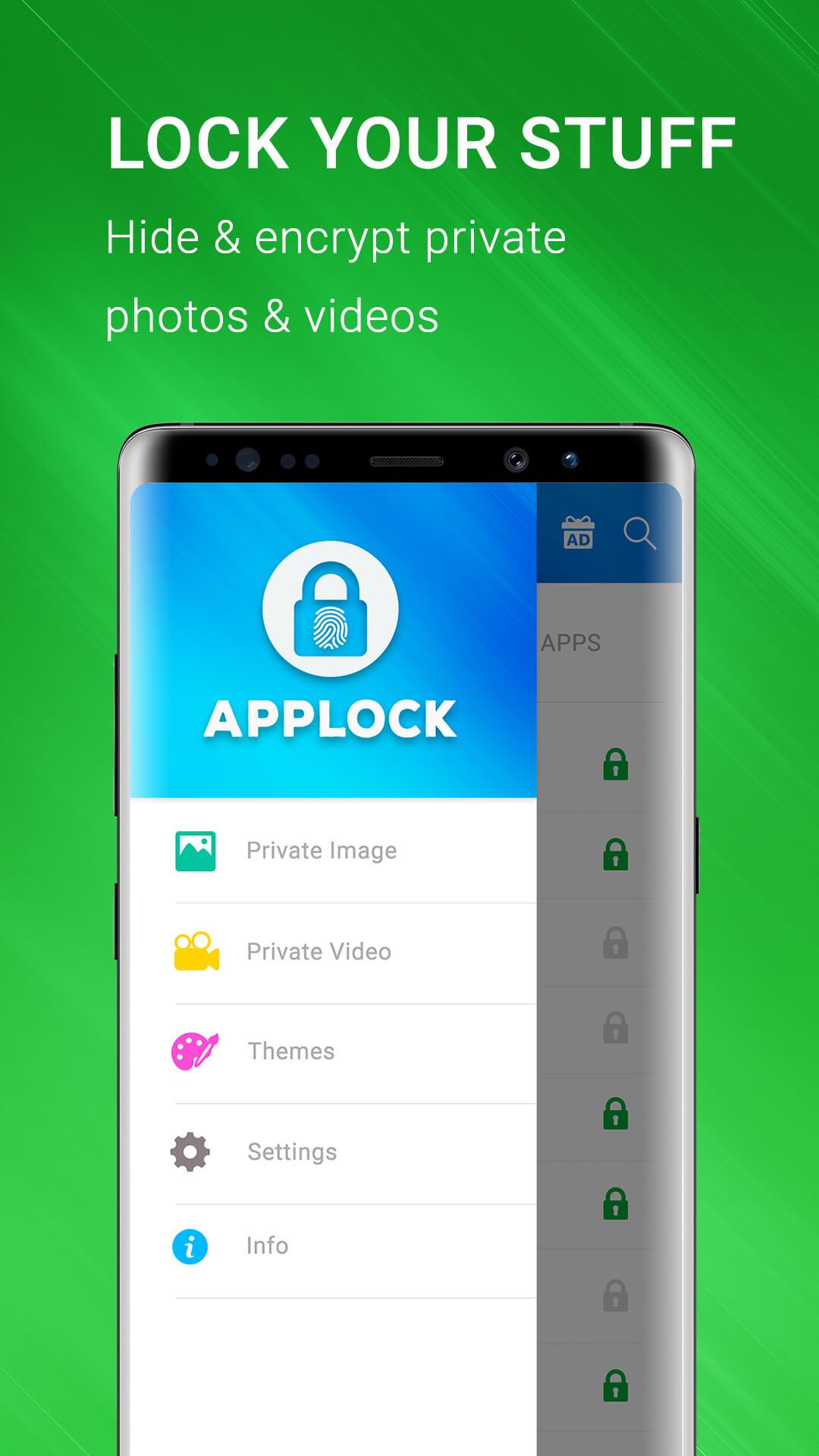 اسکرین شات 8 برنامه Applock - Fingerprint Password