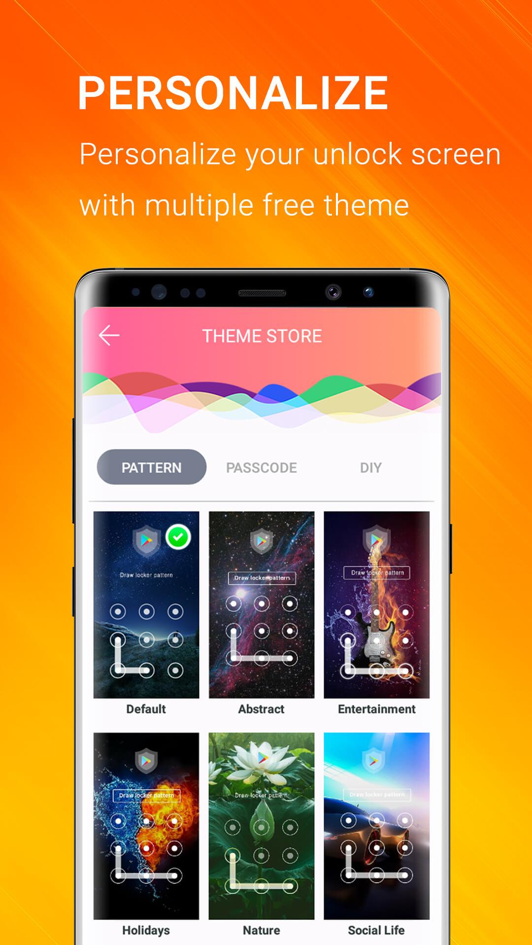اسکرین شات 3 برنامه Applock - Fingerprint Password