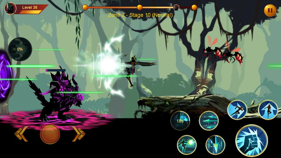 اسکرین شات 5 بازی Shadow fighter 2: Ninja games