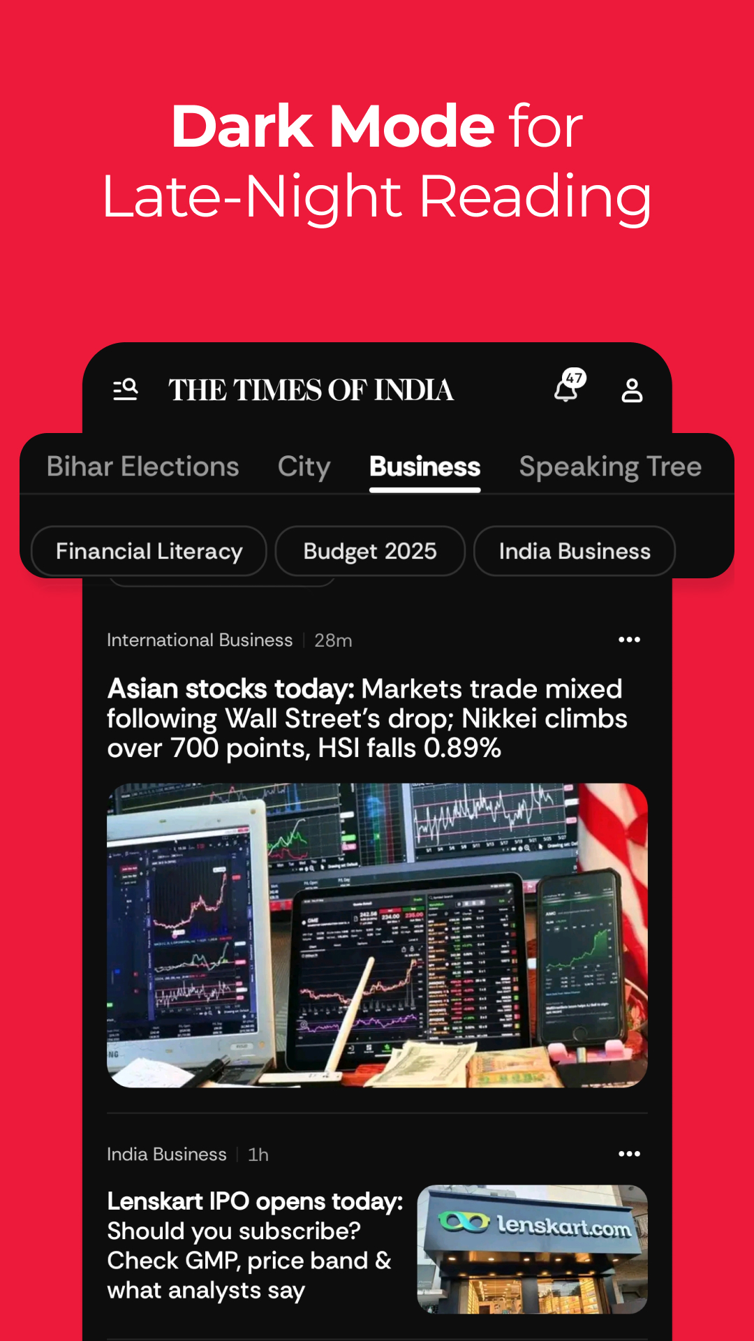 اسکرین شات 5 برنامه TOI English News, Daily ePaper